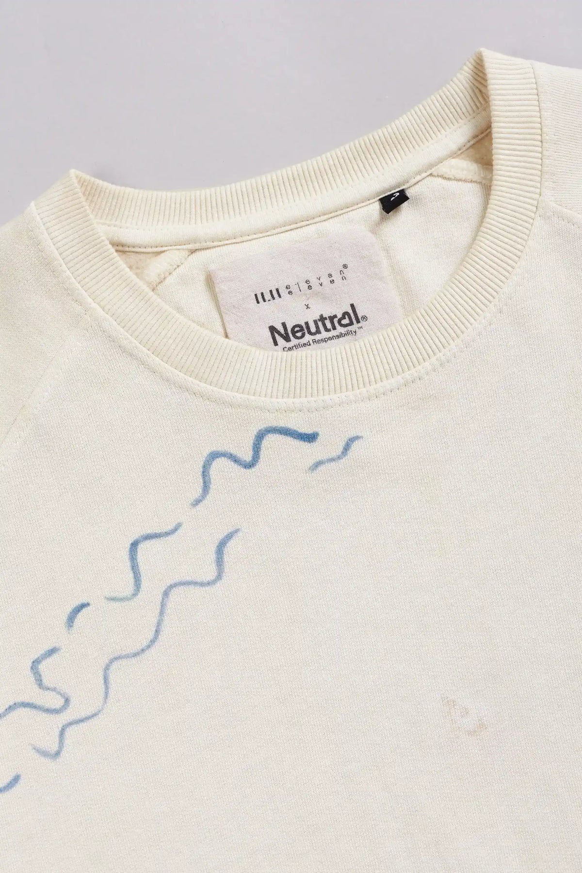 Organic Cotton Sweatshirt in Ecru
