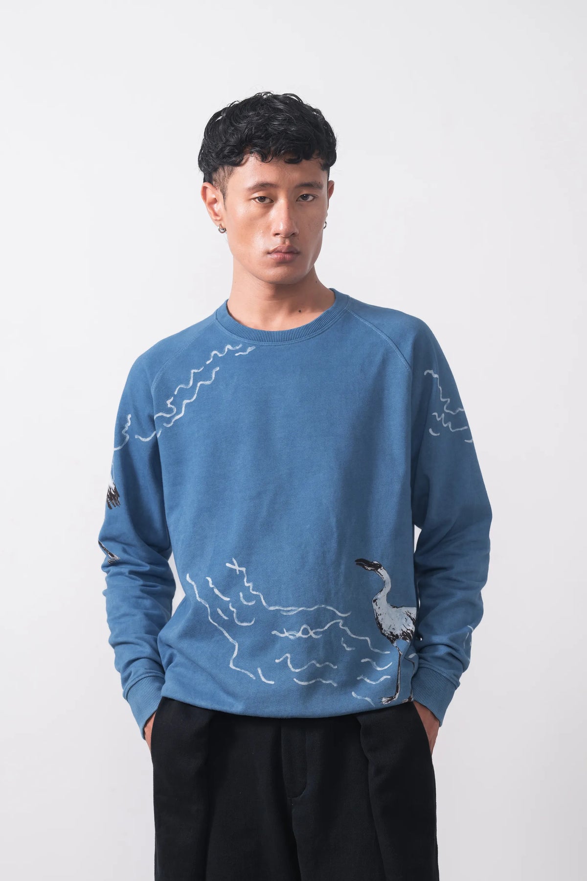 Unisex Cotton Handpainted Sweatshirt