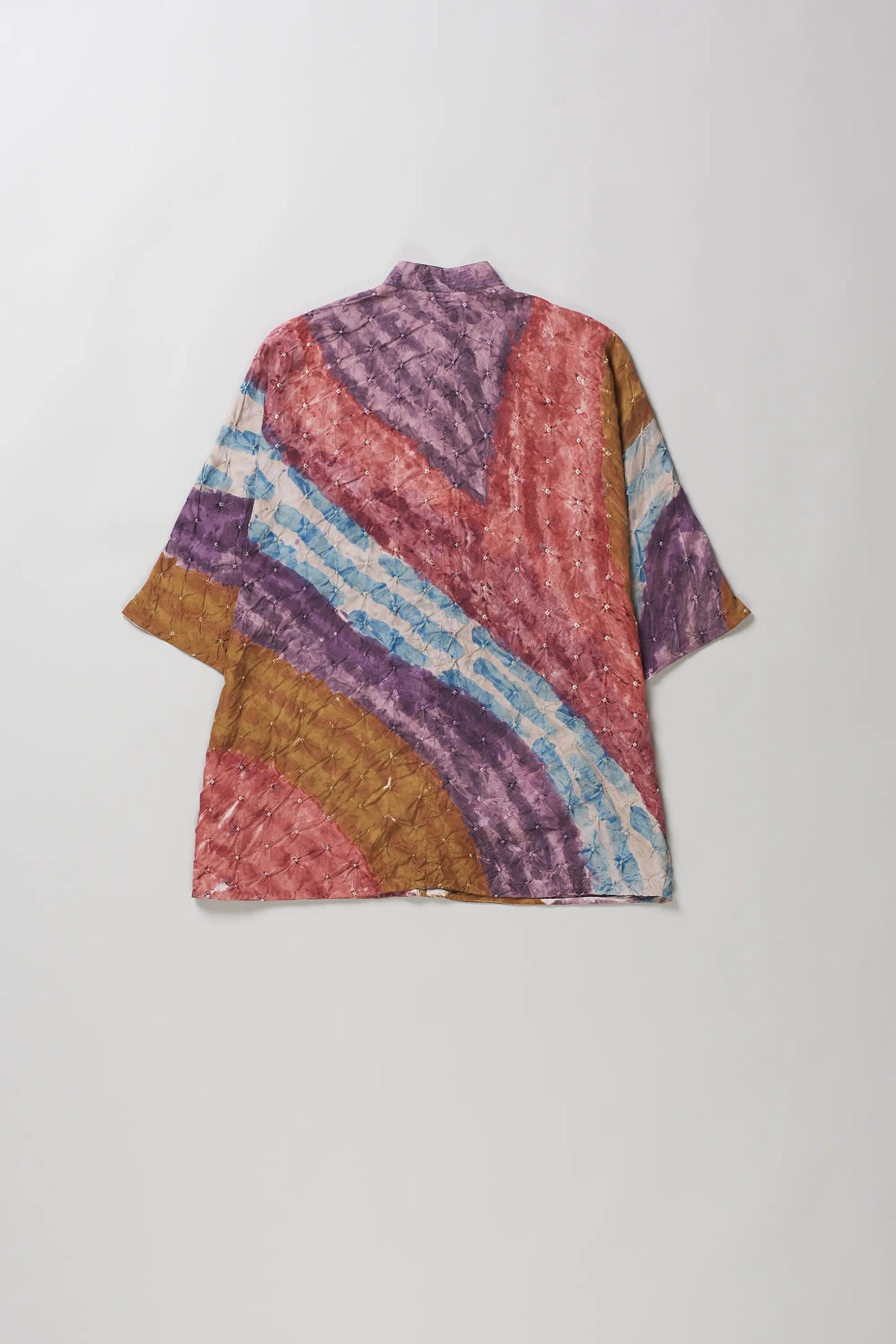 Unisex Shirt in Handpainted Silk