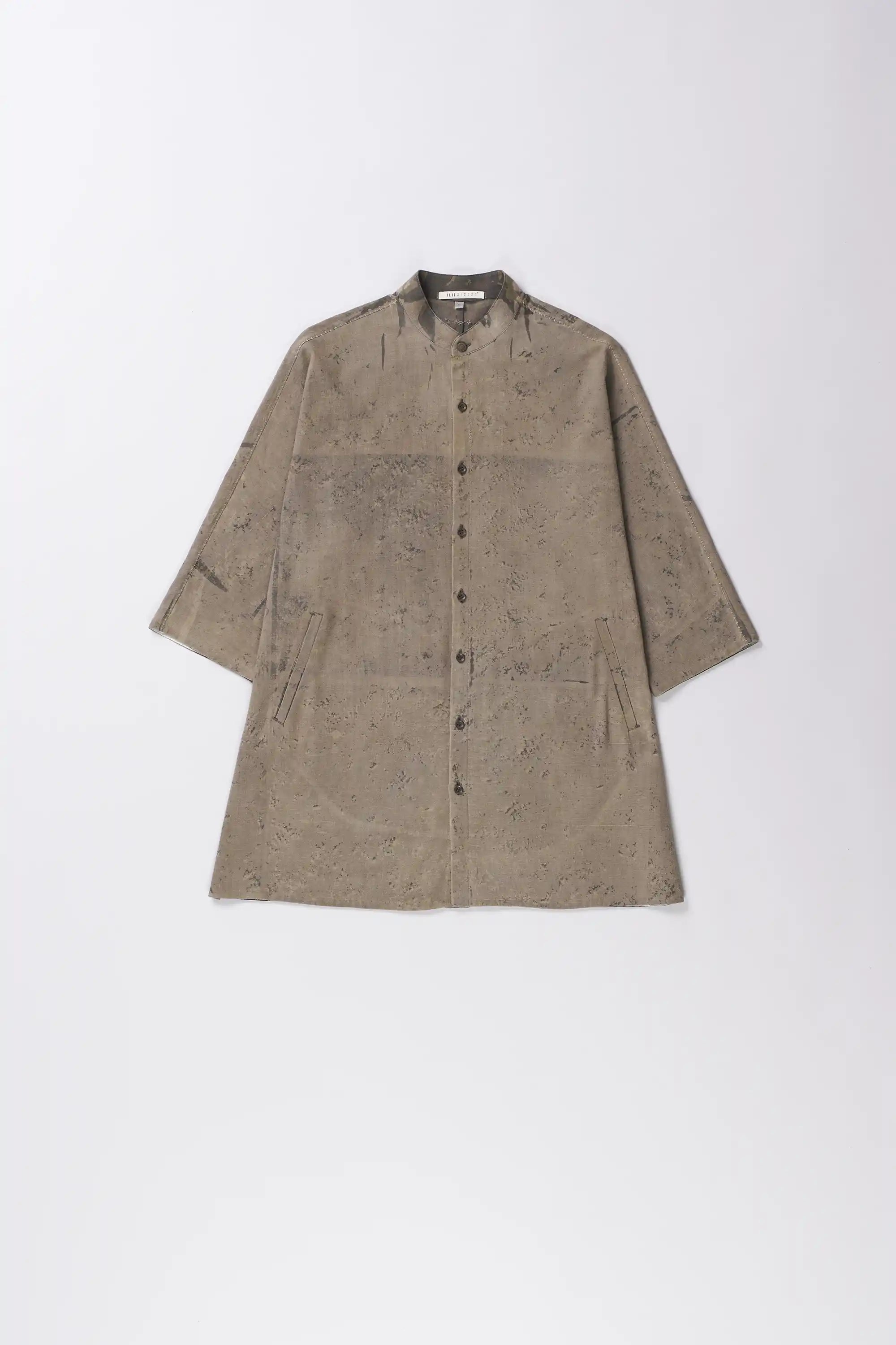 Khaki Green Macca Relaxed Shirt