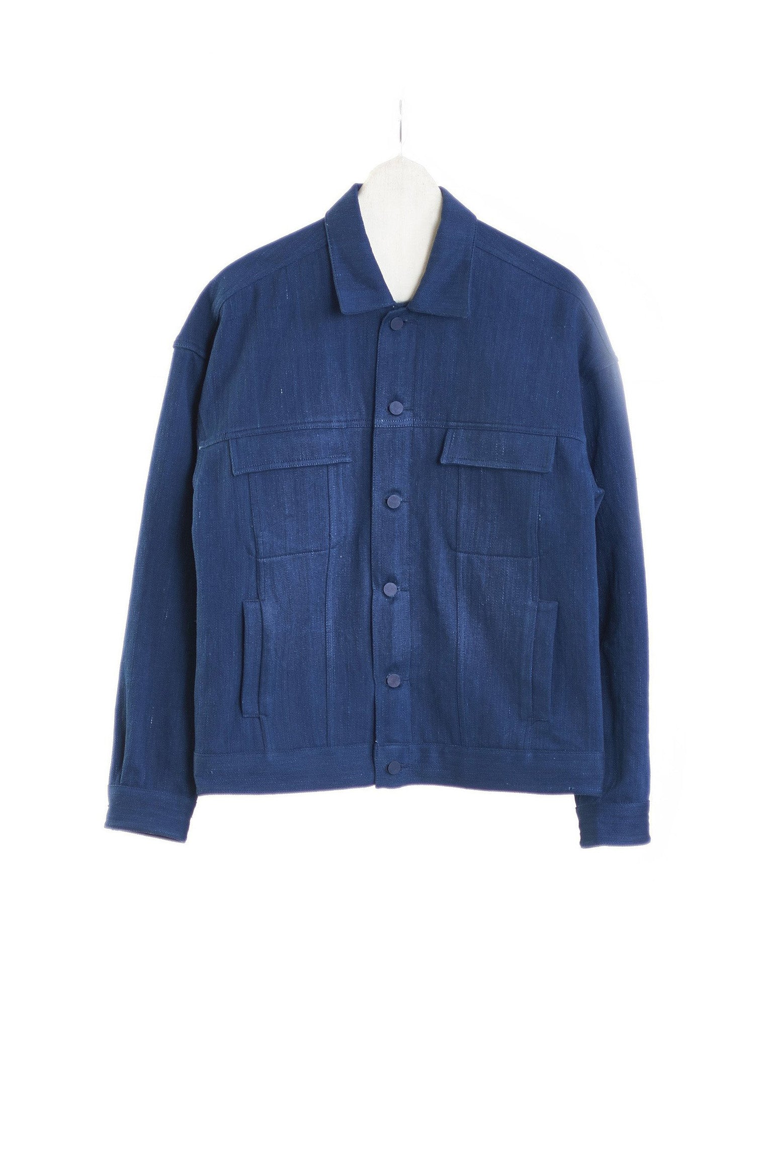 INDIGO OVERSIZED JACKET ORGANIC COTTON