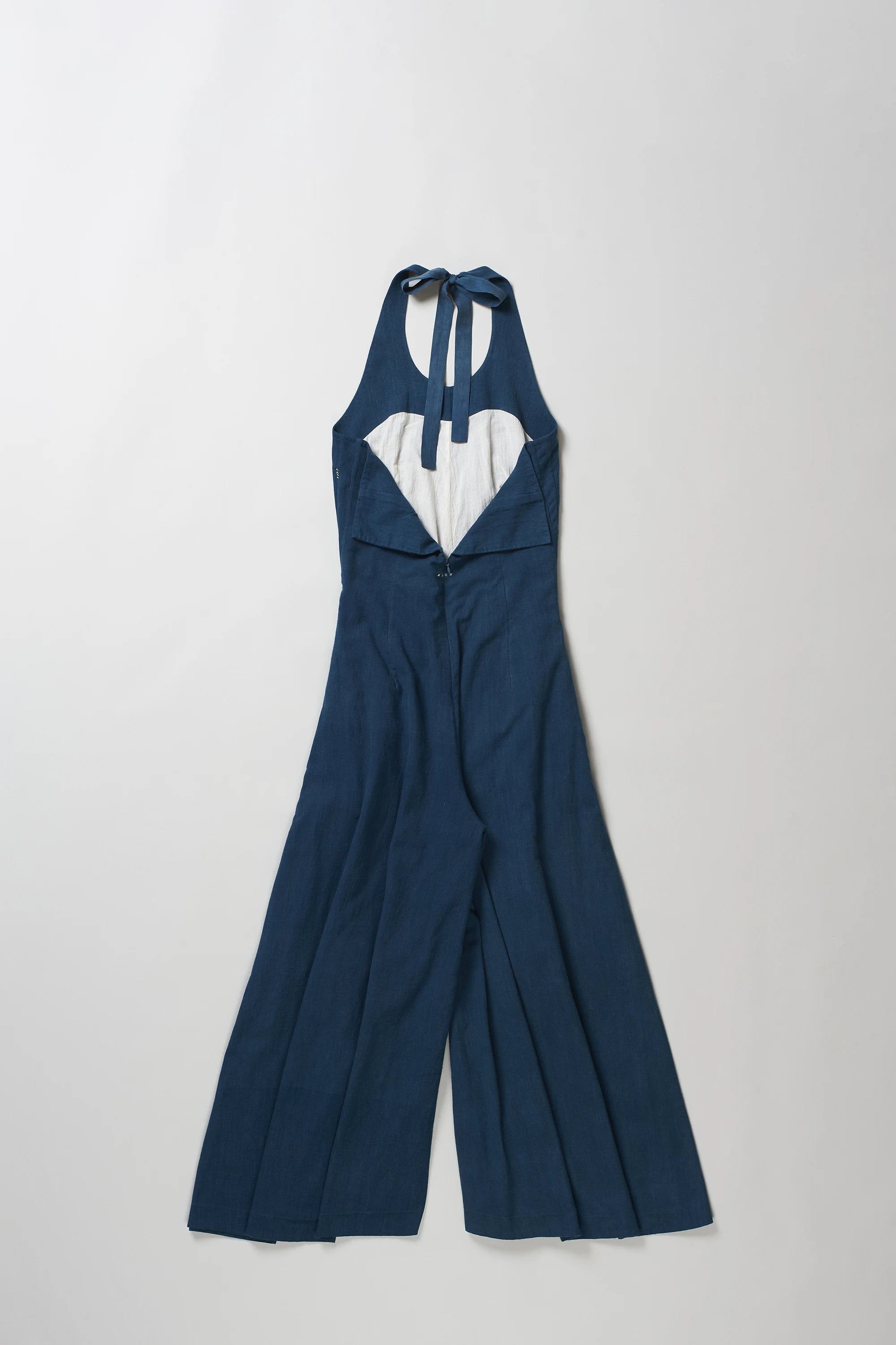 Halter Neck Jumpsuit in Space Blue