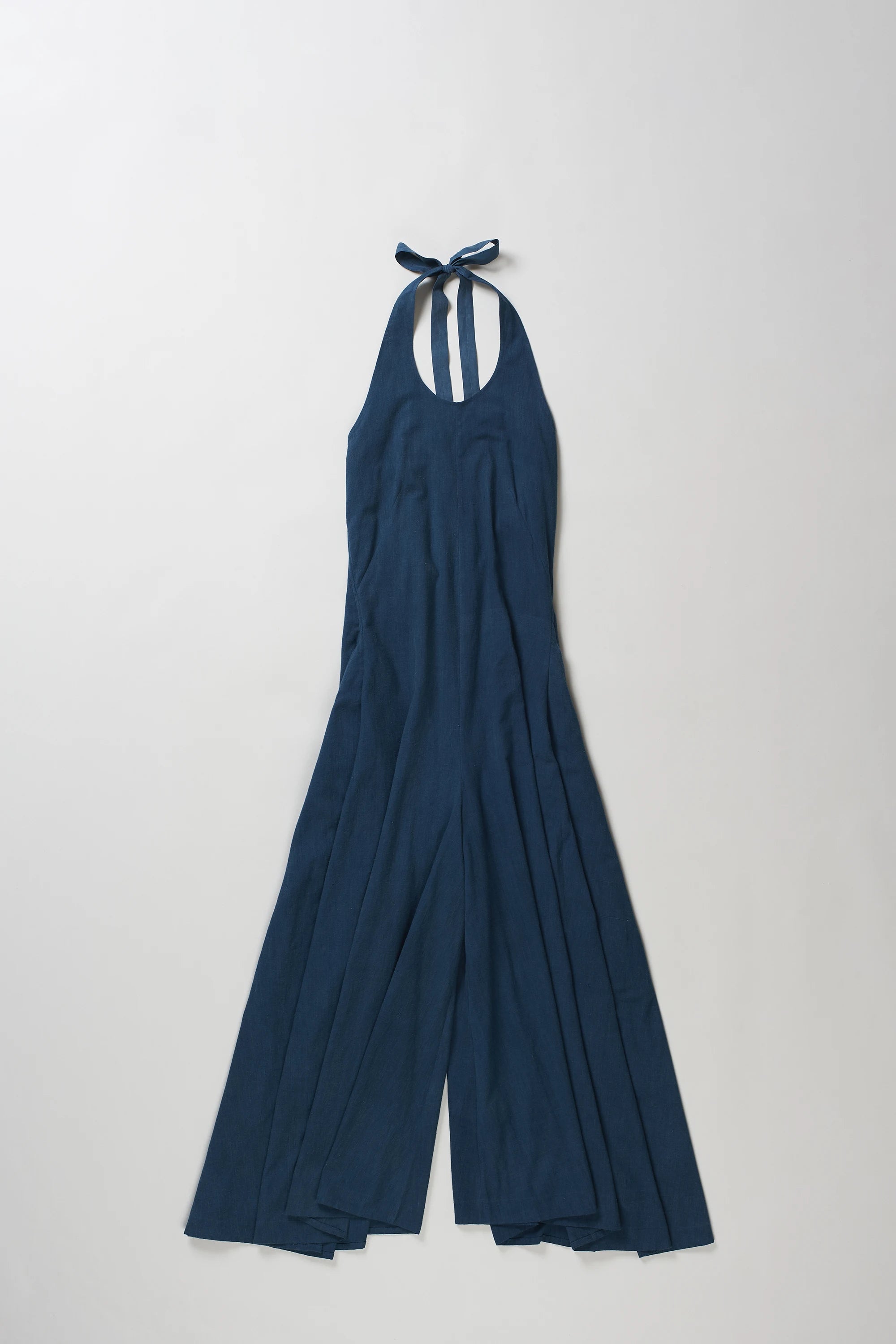 Halter Neck Jumpsuit in Space Blue