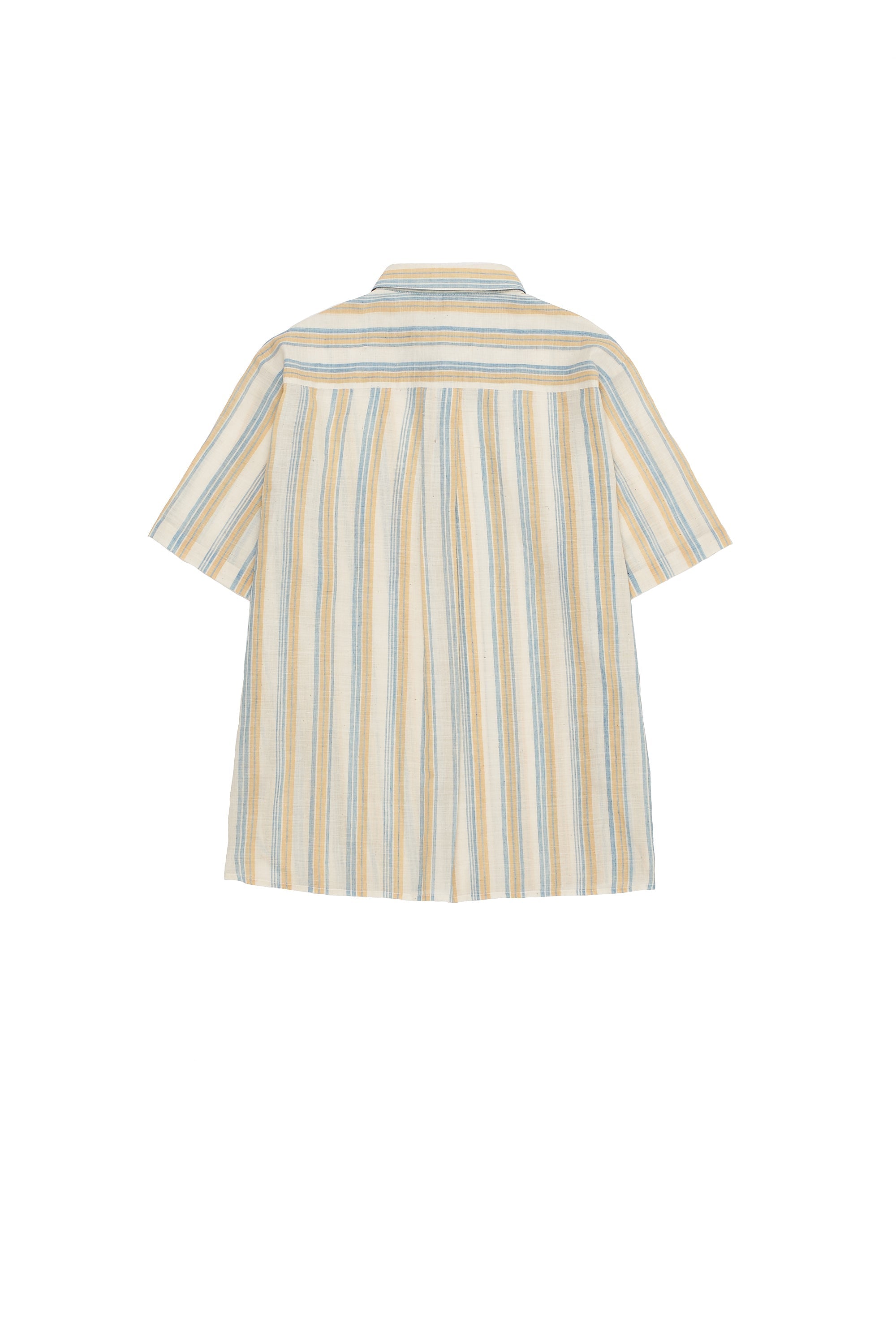 MULTI-COLOUR YARN DYED WEFT STRIPES SUMMER SHIRT
