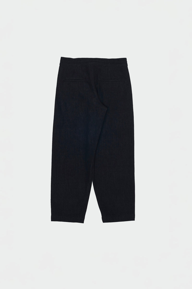 MIDNIGHT INDIGO HANDSPUN COTTON DENIM PANT