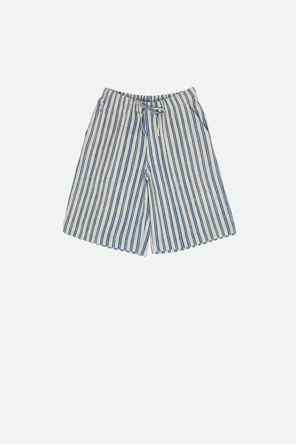 BASIC STRIPE FINE COTTON SHORT