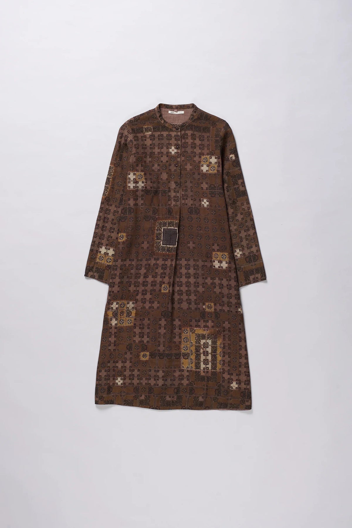 Chettinad Inspired Dress with Shibori