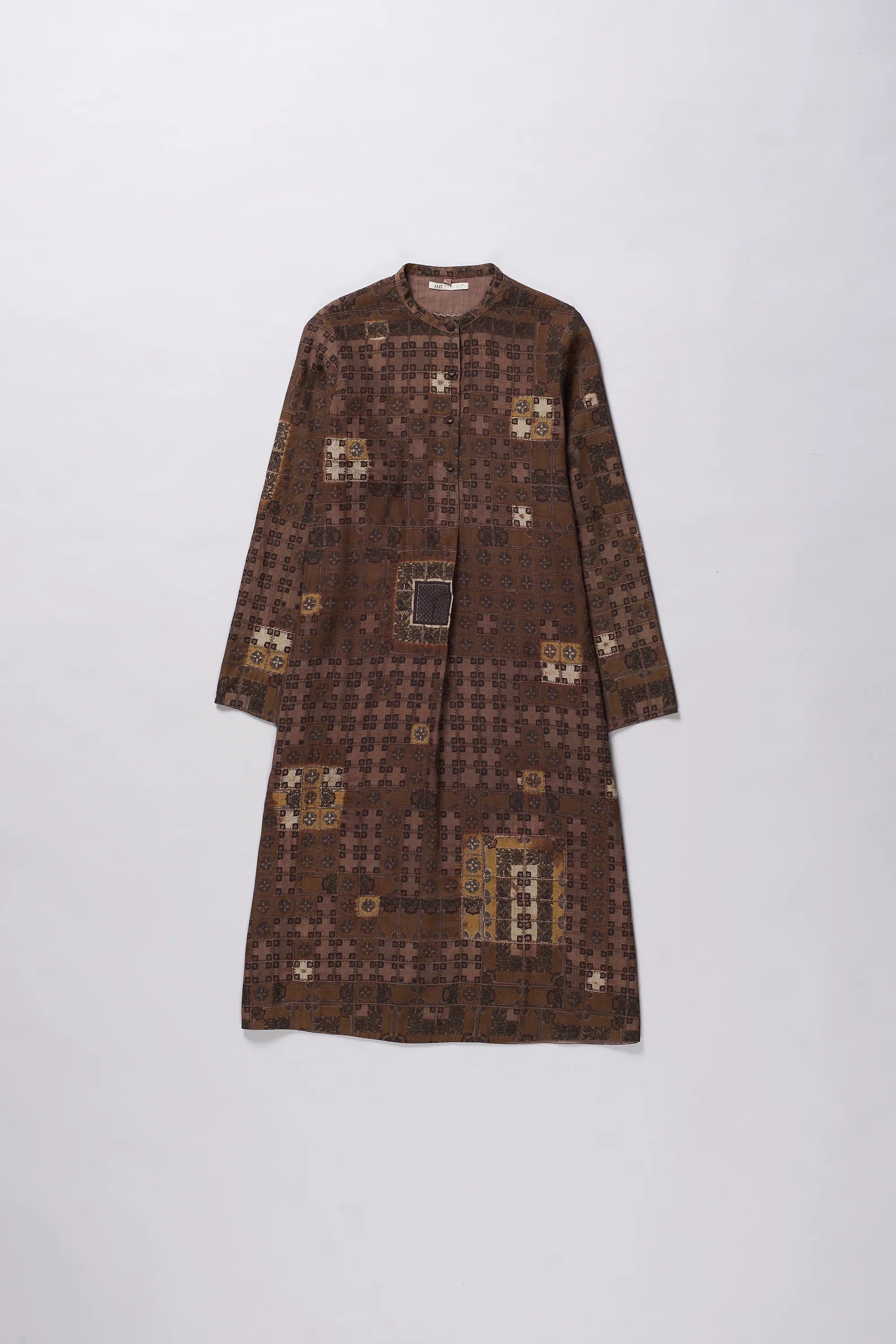 Chettinad Inspired Dress with Shibori