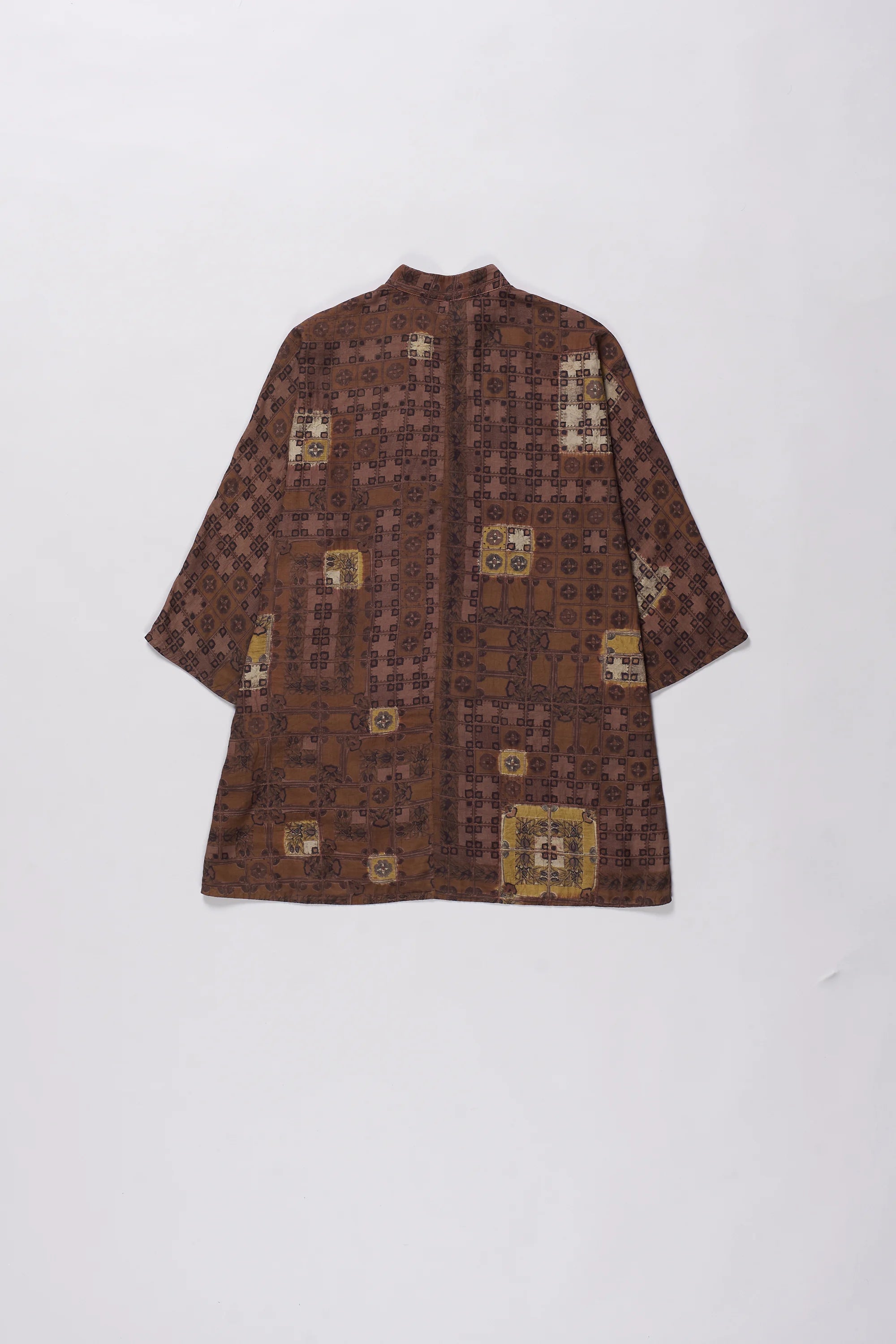 Kimono Sleeve Burnt Umber Shirt
