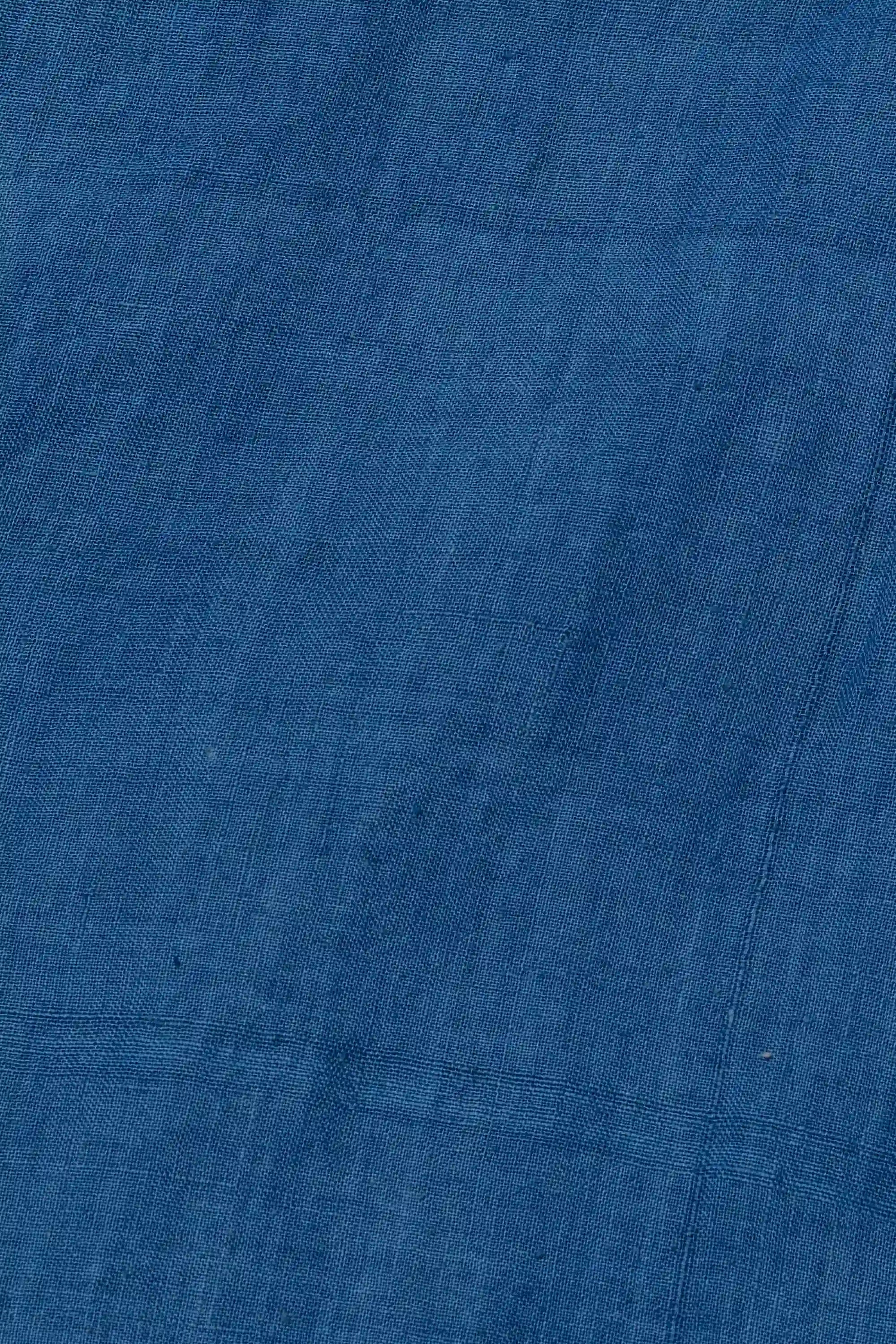 Men's Shibori Shirt in Medium Indigo