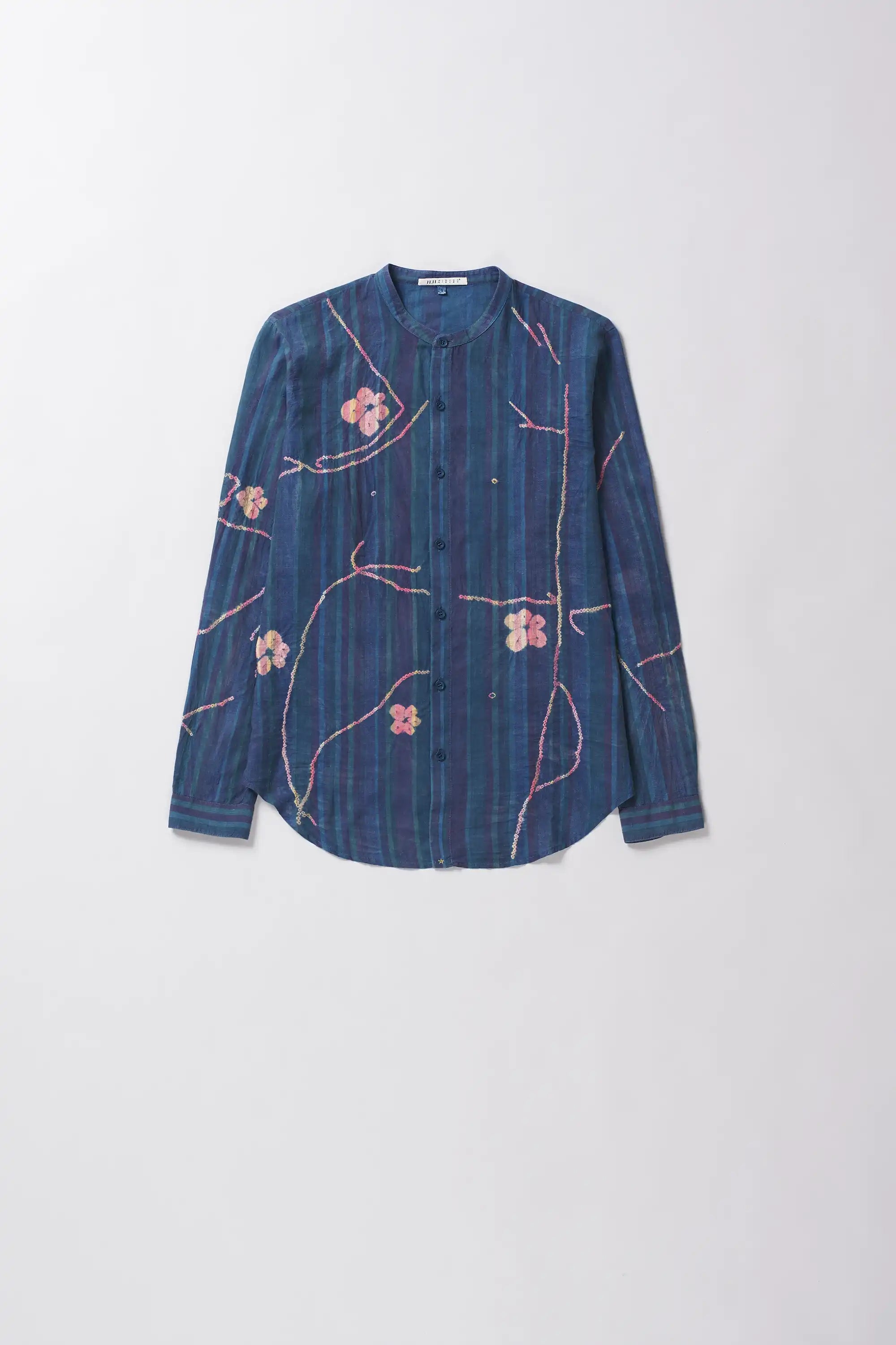 Sky indigo cotton shirt