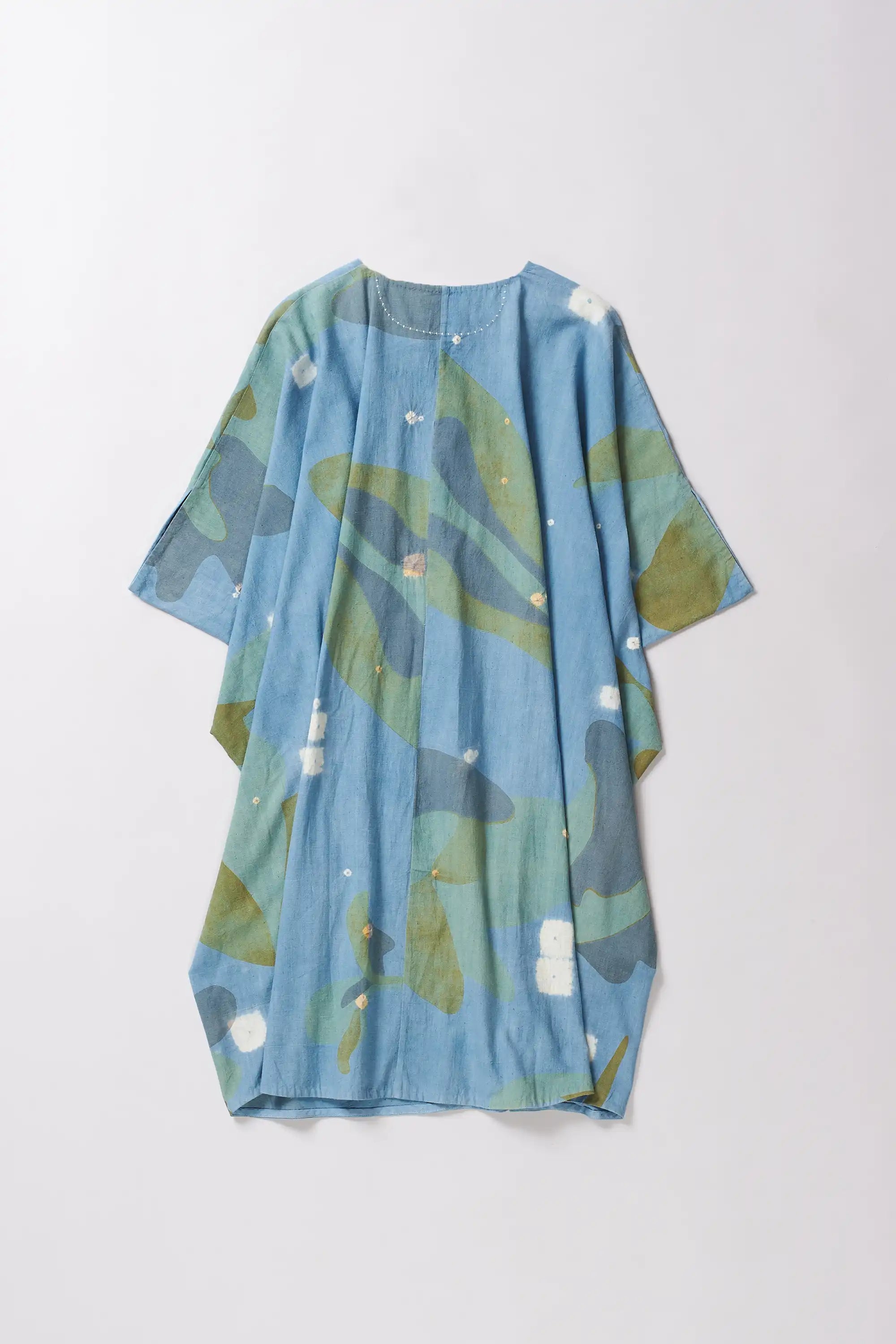 Cotton sky indigo dress