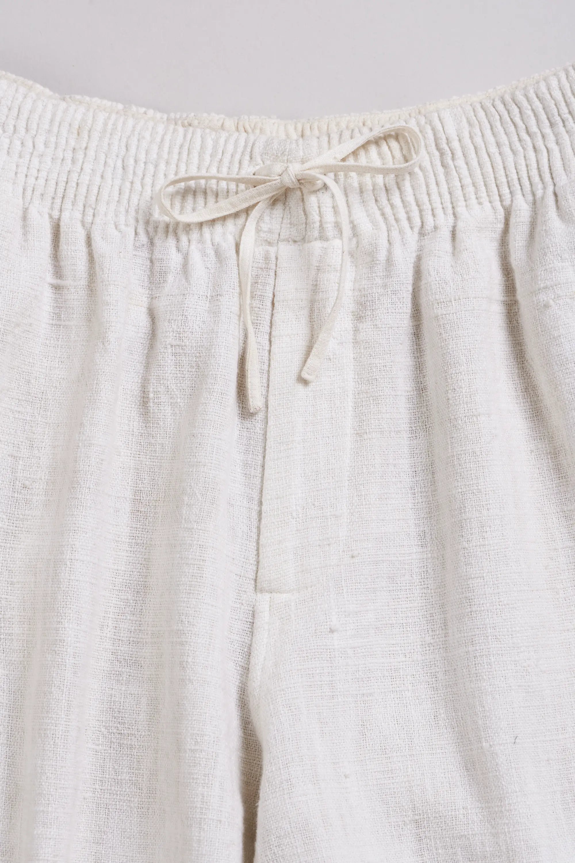 Close-up with drawstring