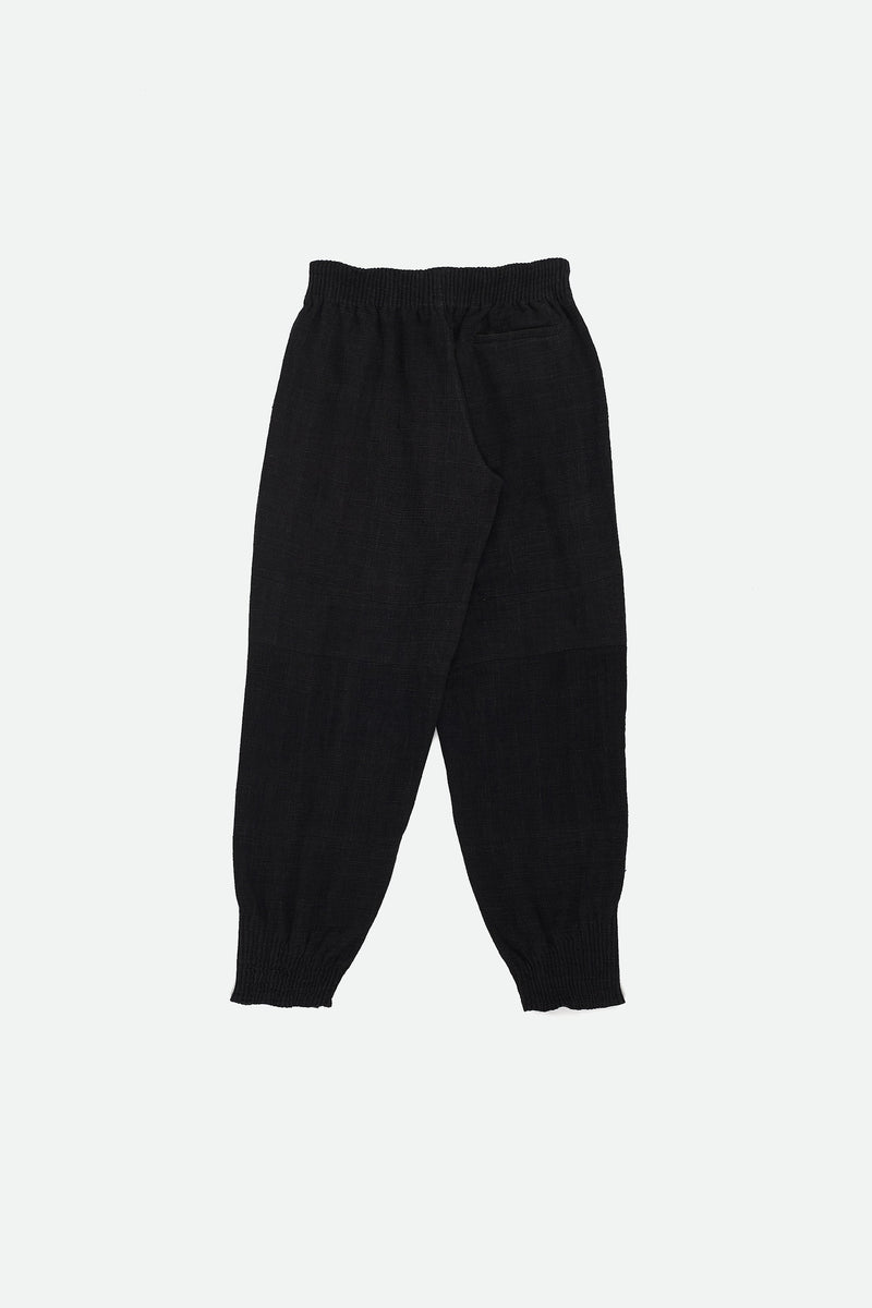 BLACK ORGANIC COTTON UNISEX JOGGERS