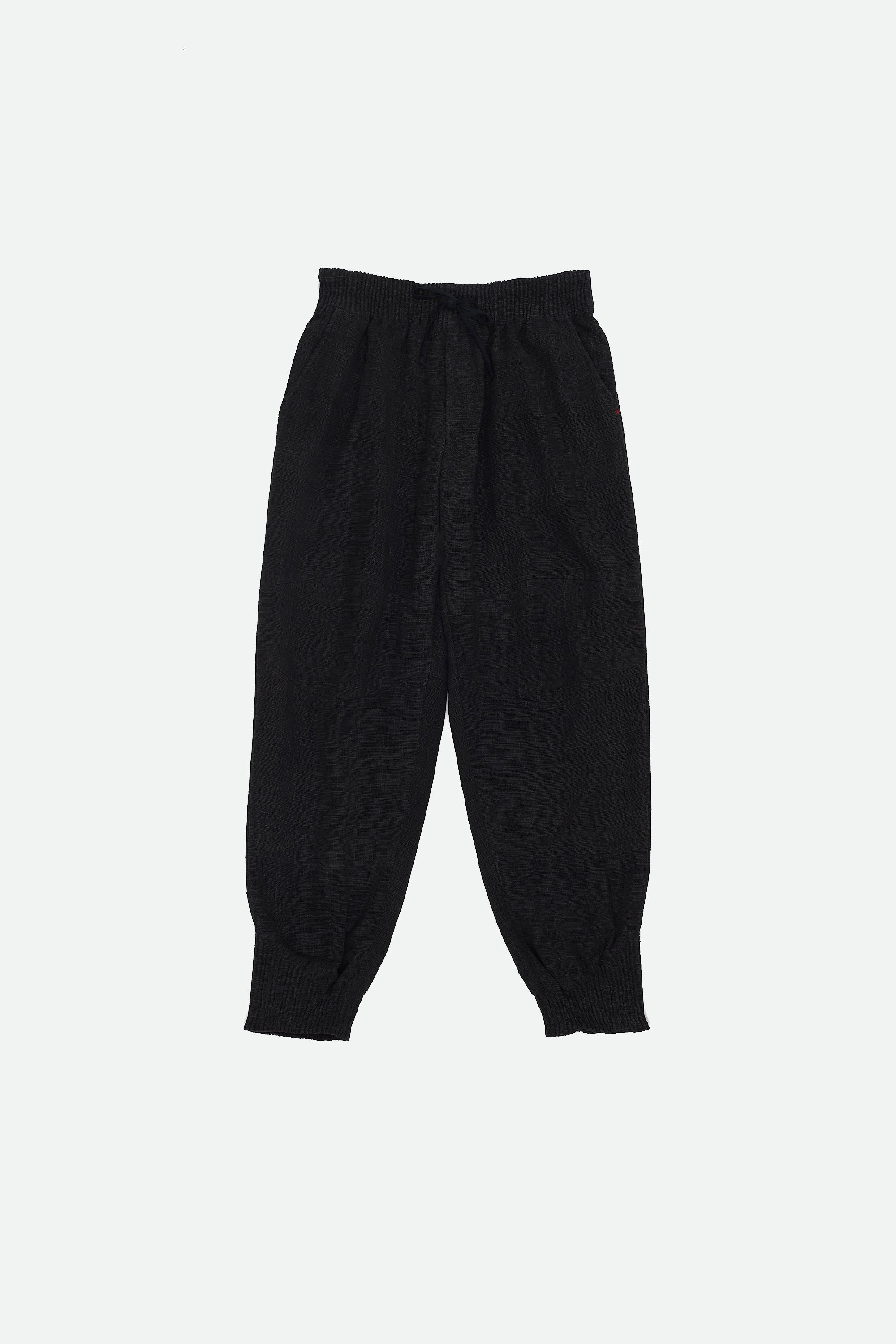 BLACK ORGANIC COTTON UNISEX JOGGERS