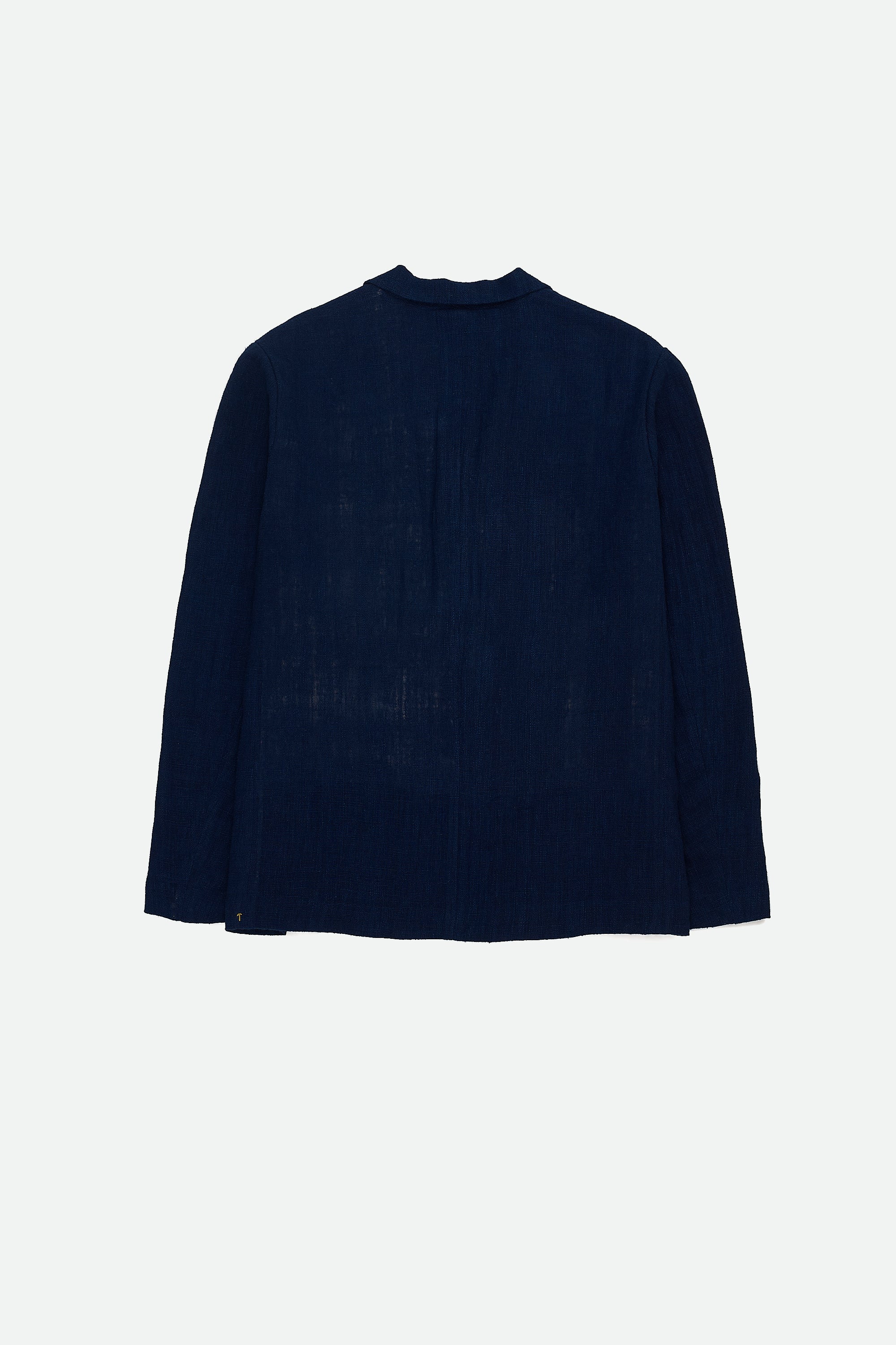 INDIGO OVERSIZED TEXTURED COTTON JACKET