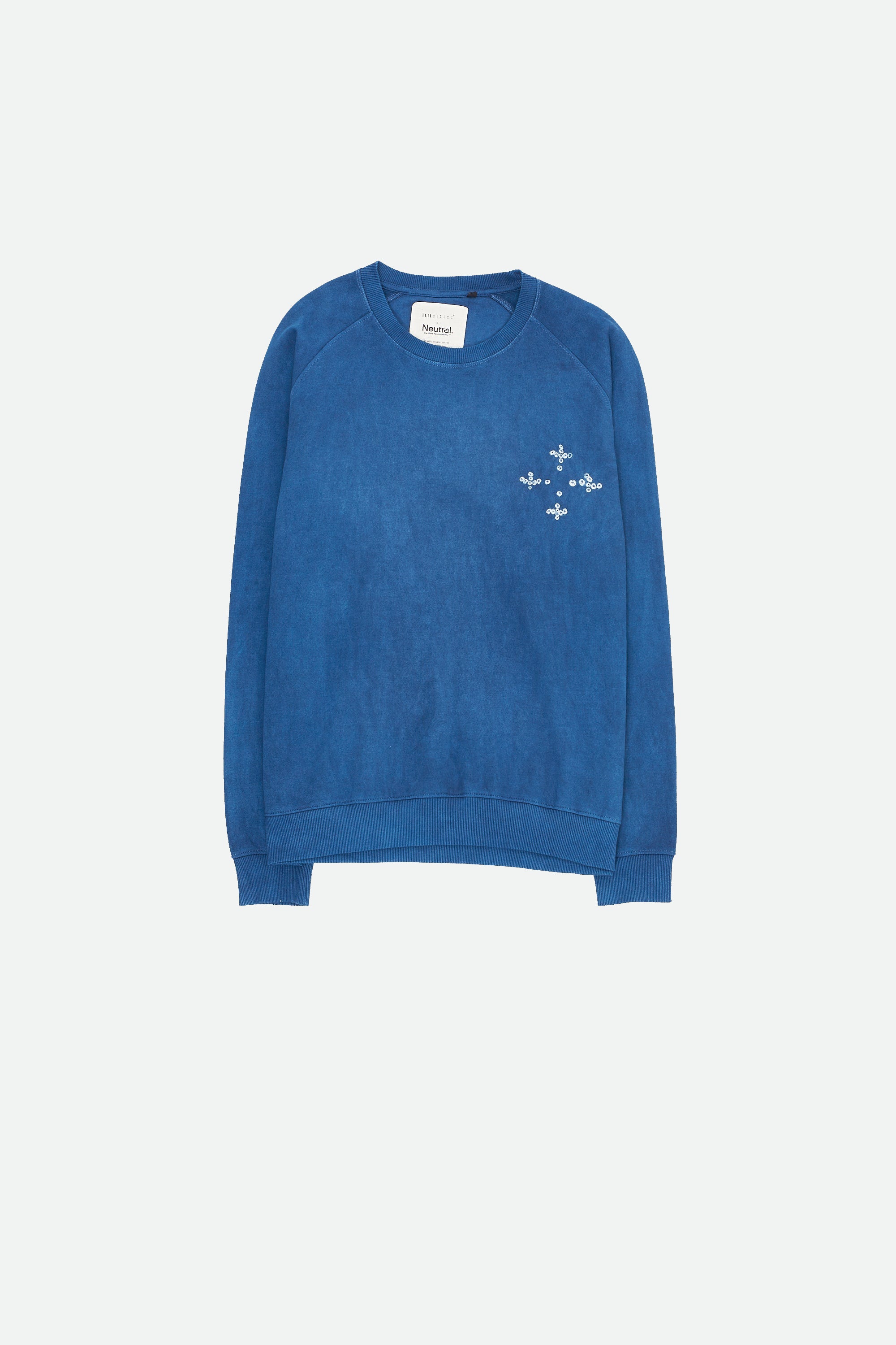 INDIGO ORGANIC COTTON BANDHANI SWEATSHIRT