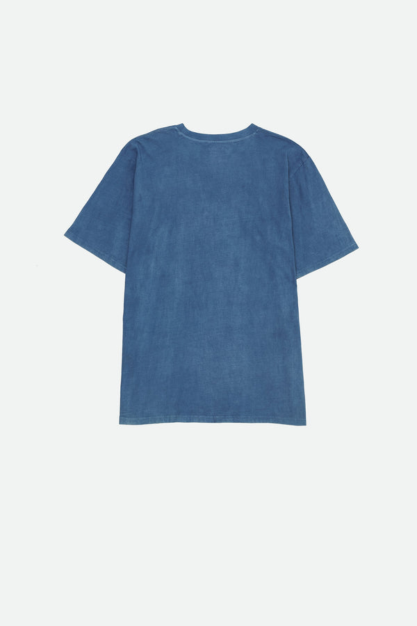 INDIGO SOLID UNGENDERED ORGANIC COTTON T-SHIRT