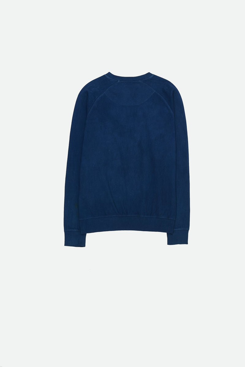 INDIGO ORGANIC COTTON SWEATSHIRT