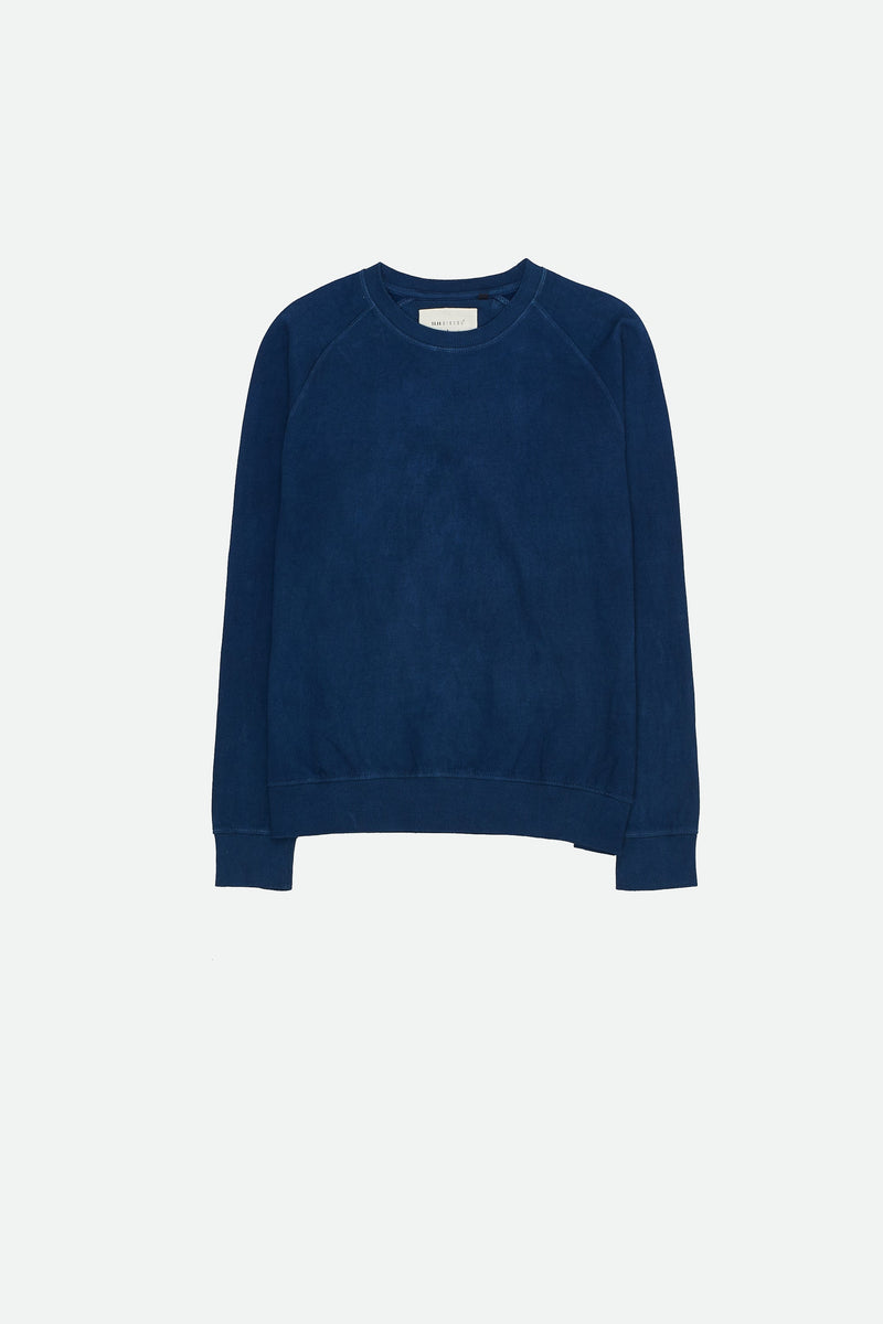 INDIGO ORGANIC COTTON SWEATSHIRT