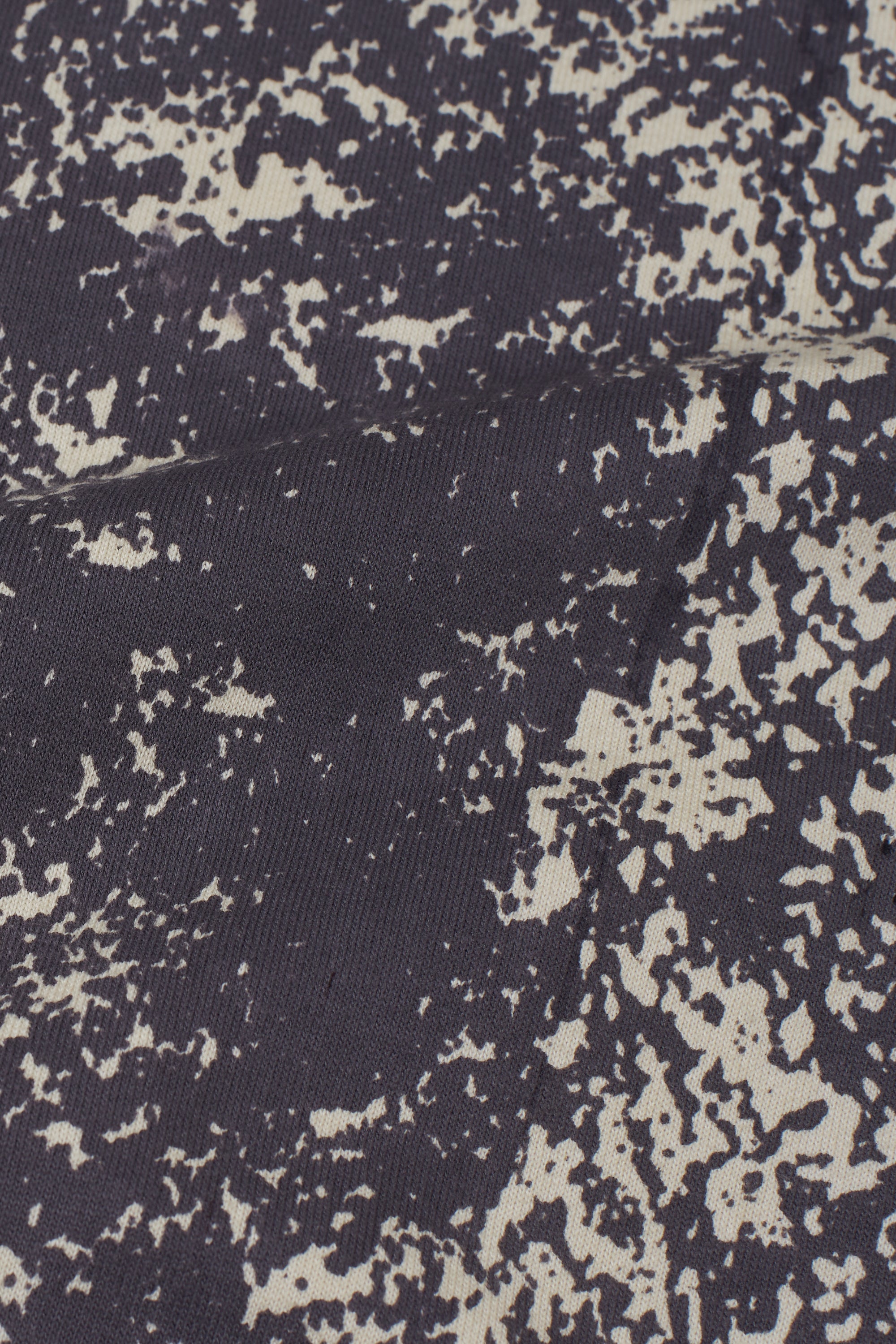 Charcoal Colour Blocked Screen Printed Elemental Sweatshirt