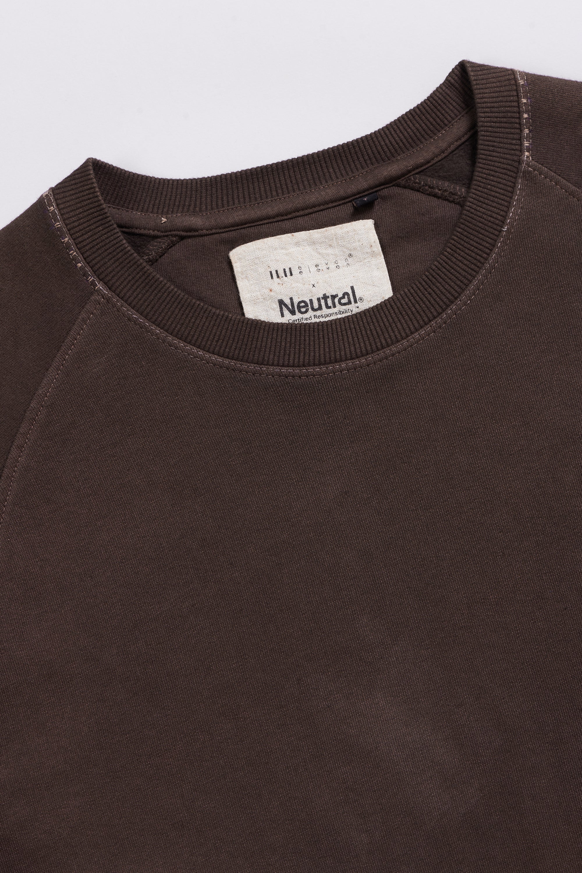 BURNT UMBER UNISEX ORGANIC COTTON SWEATSHIRT