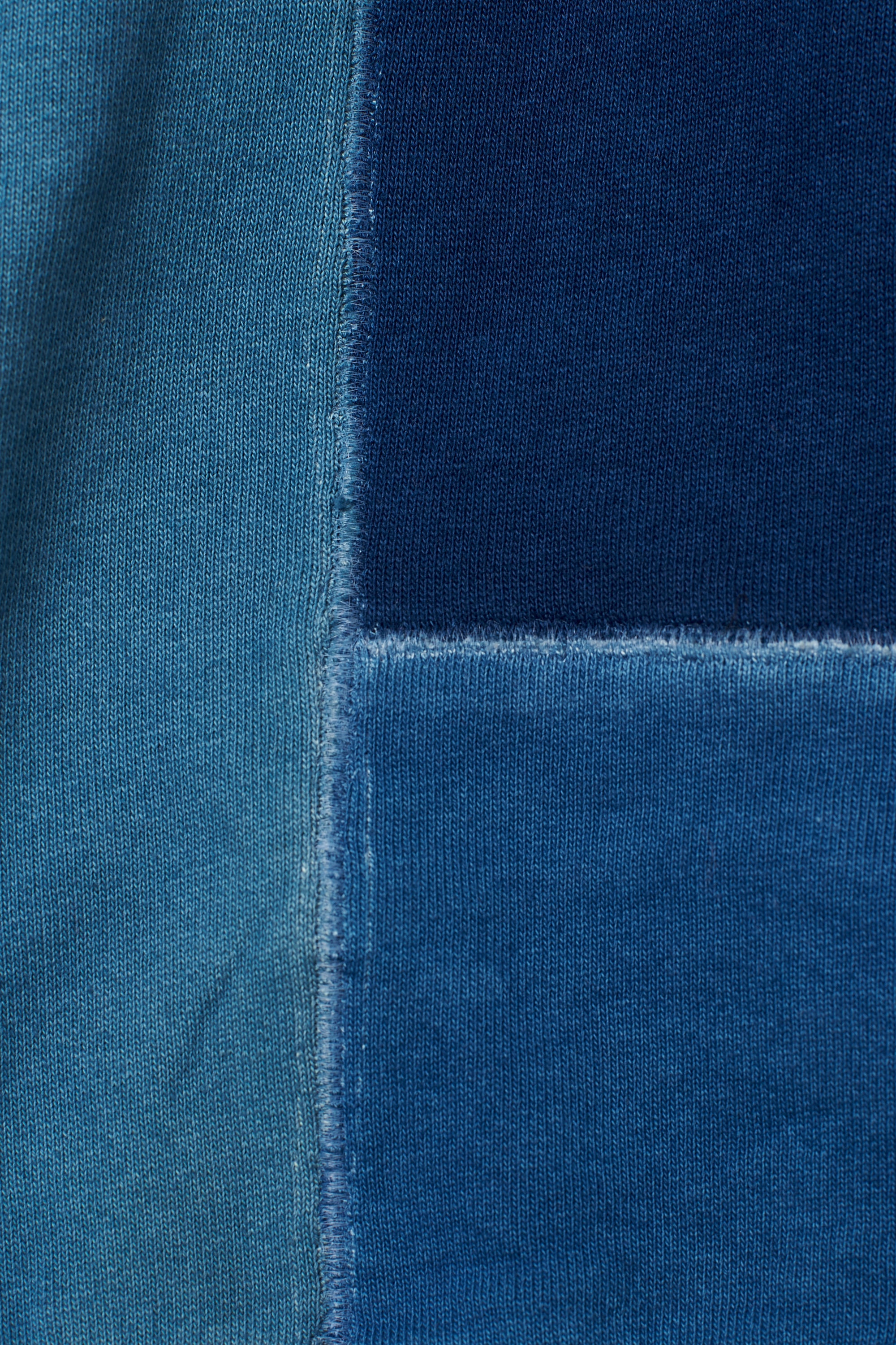 Fabric closeup with patchwork