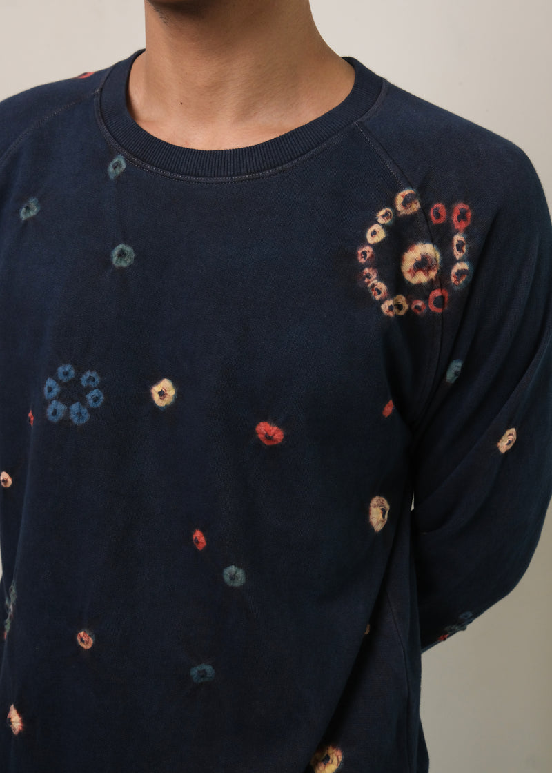 MULTICOLOR BANDHANI SWEATSHIRT