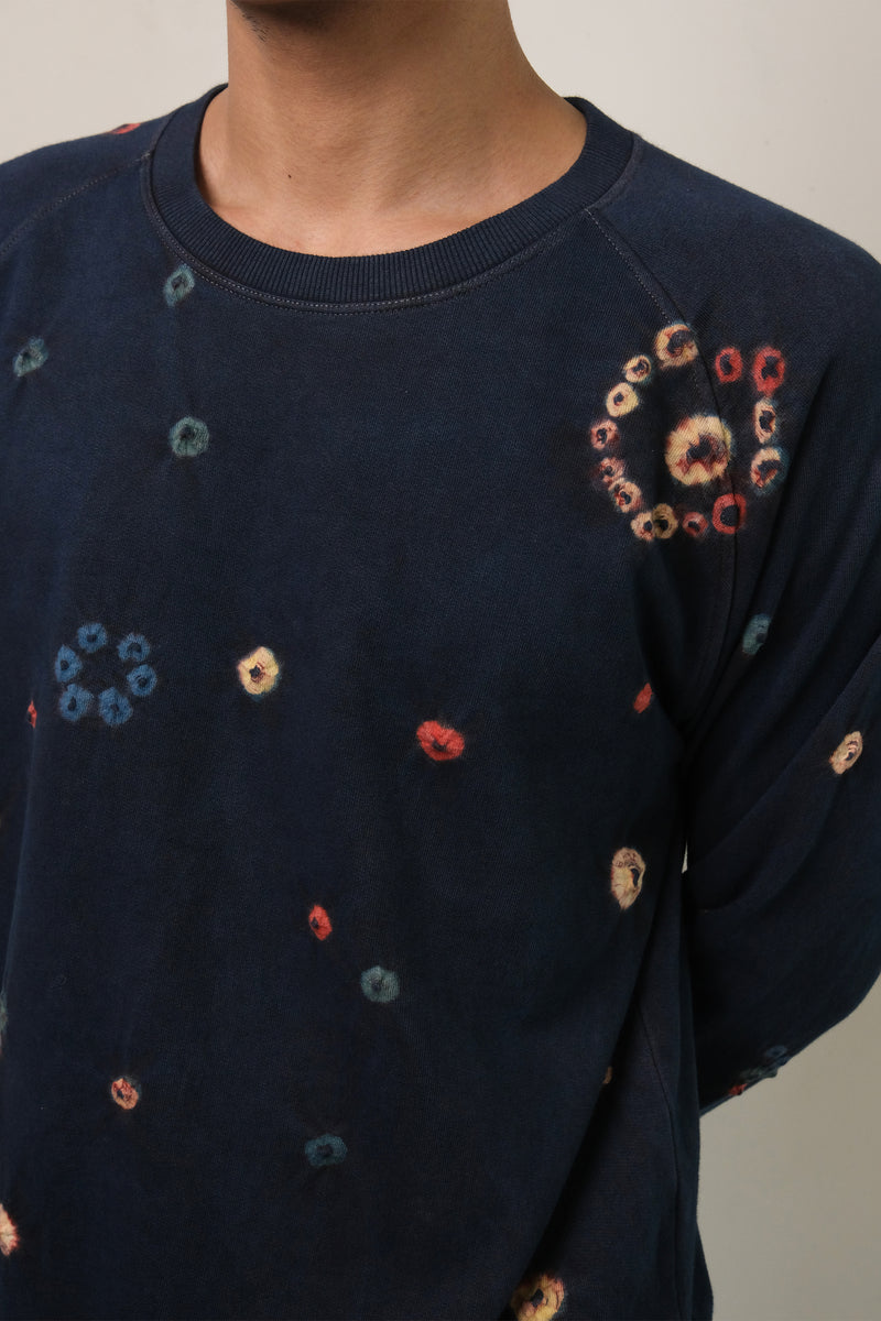 MULTICOLOR BANDHANI SWEATSHIRT