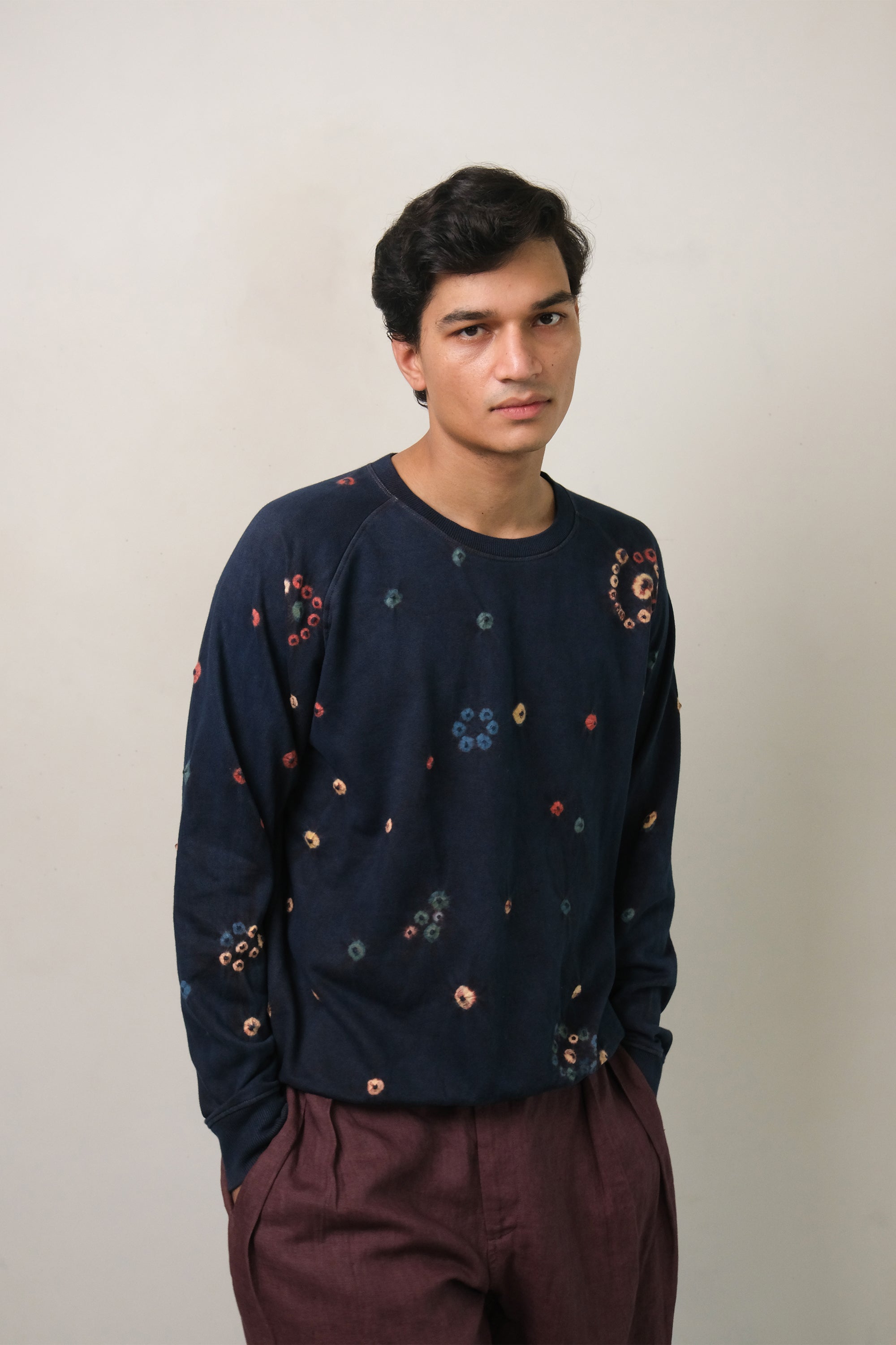 MULTICOLOR BANDHANI SWEATSHIRT