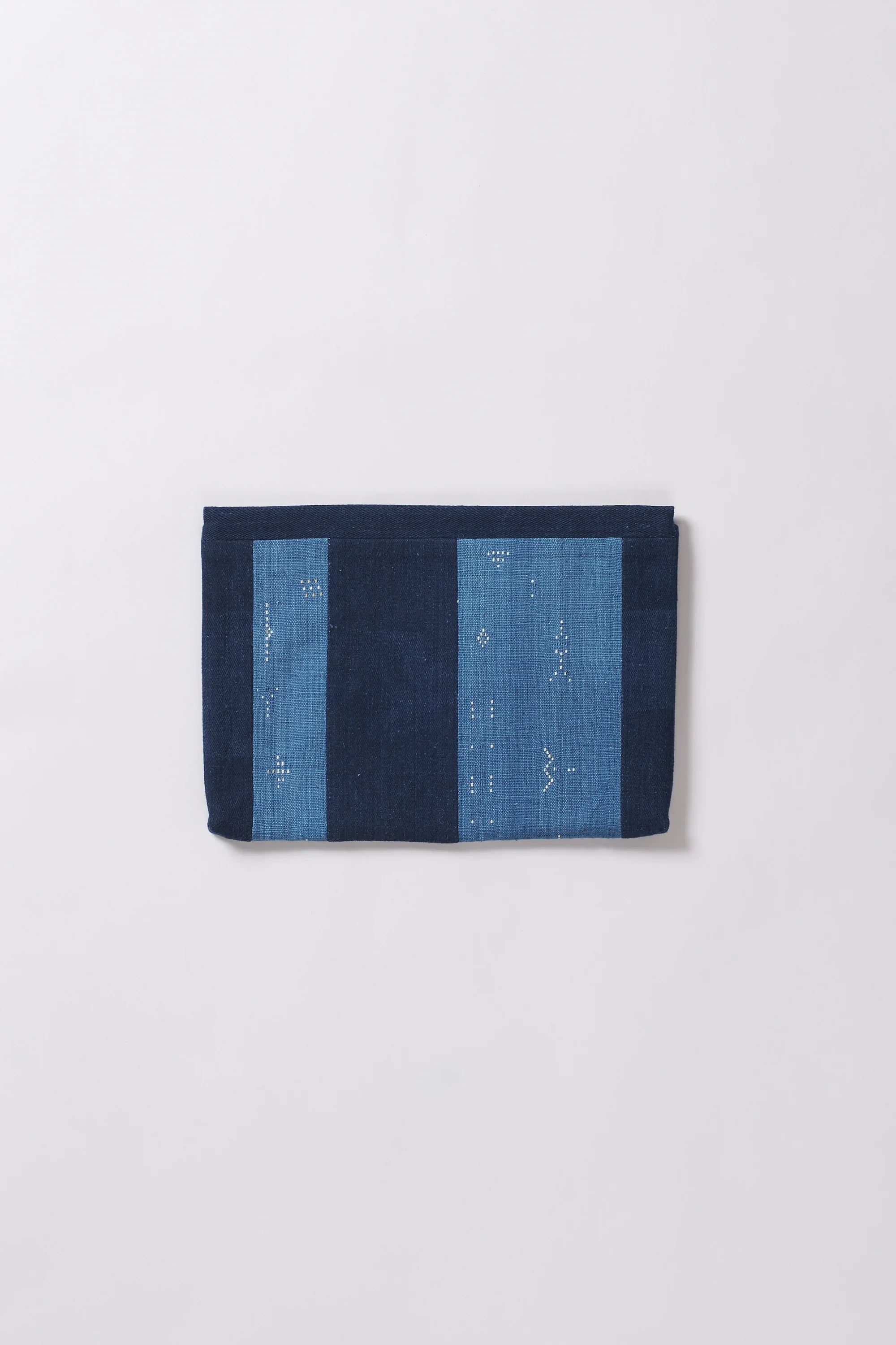 Medium Indigo Laptop Sleeve with Patchwork