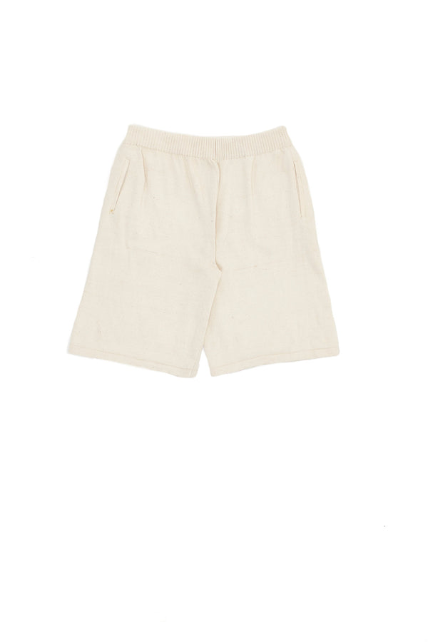 UNGENDERED & UNDYED PAIR OF KNITTED COTTON SHORTS
