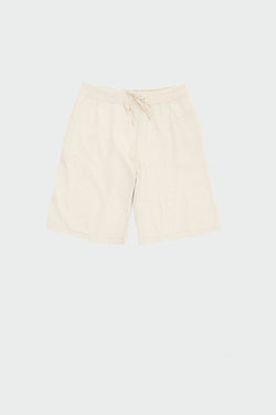UNDYED KNITTED COTTON SHORTS