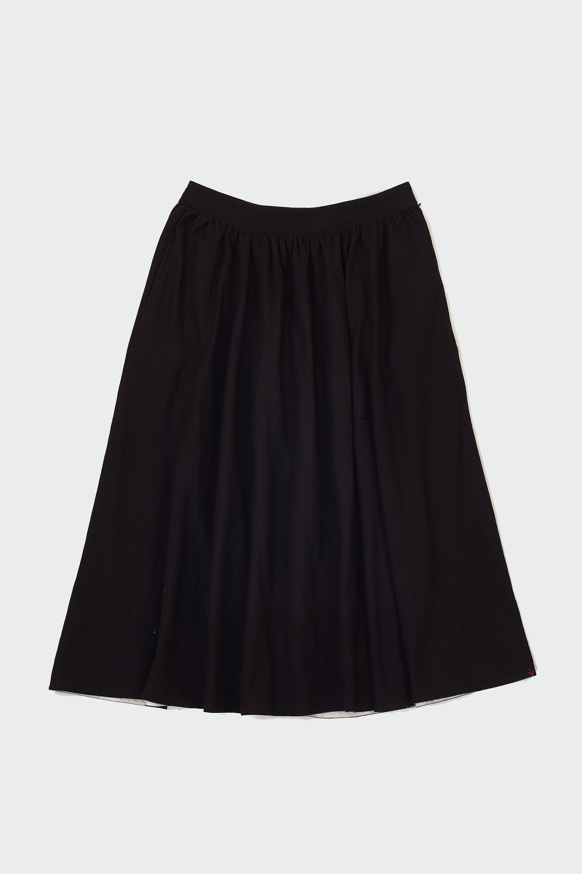 A LINE PANELLED SKIRT