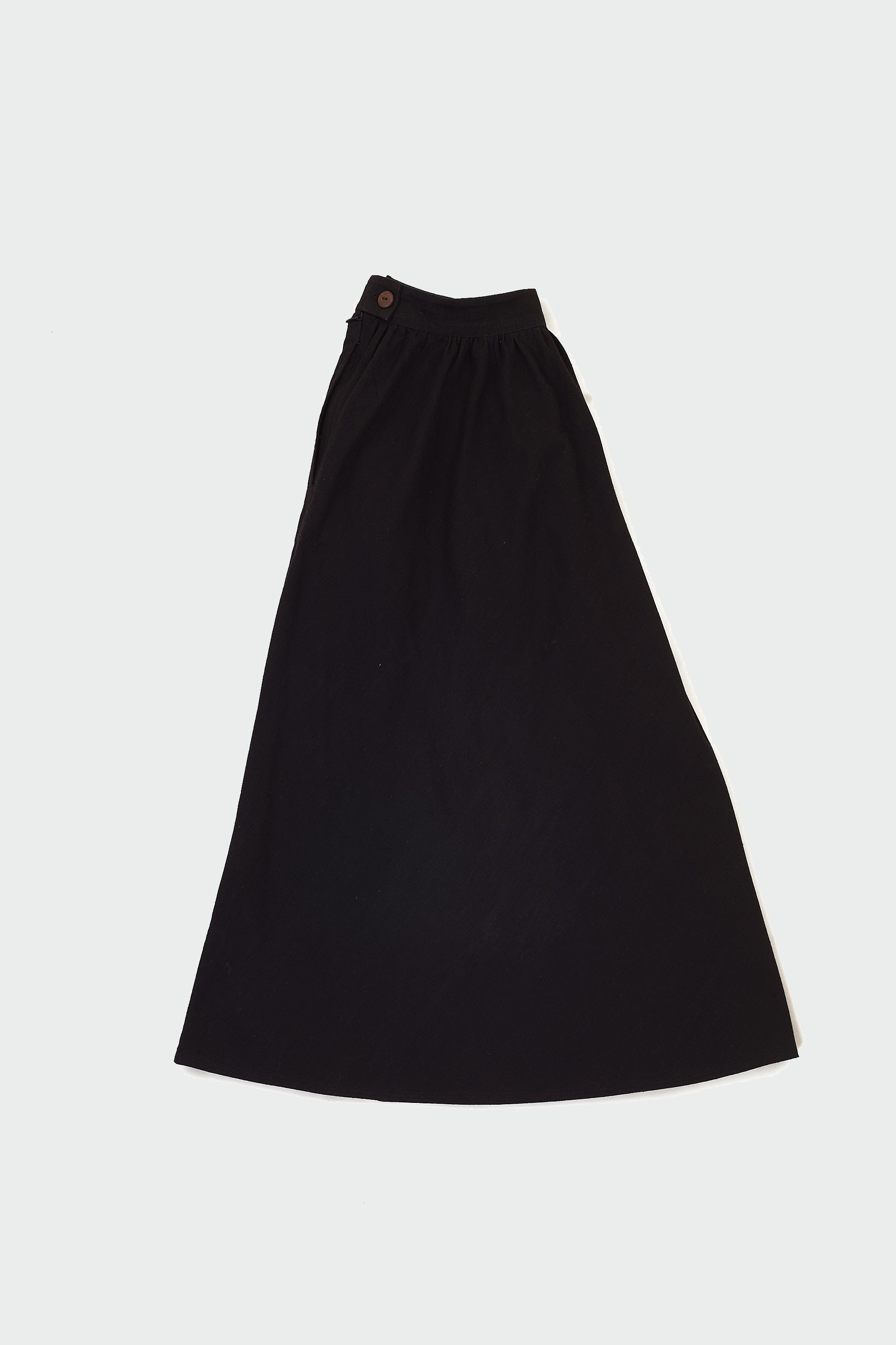 A LINE PANELLED SKIRT