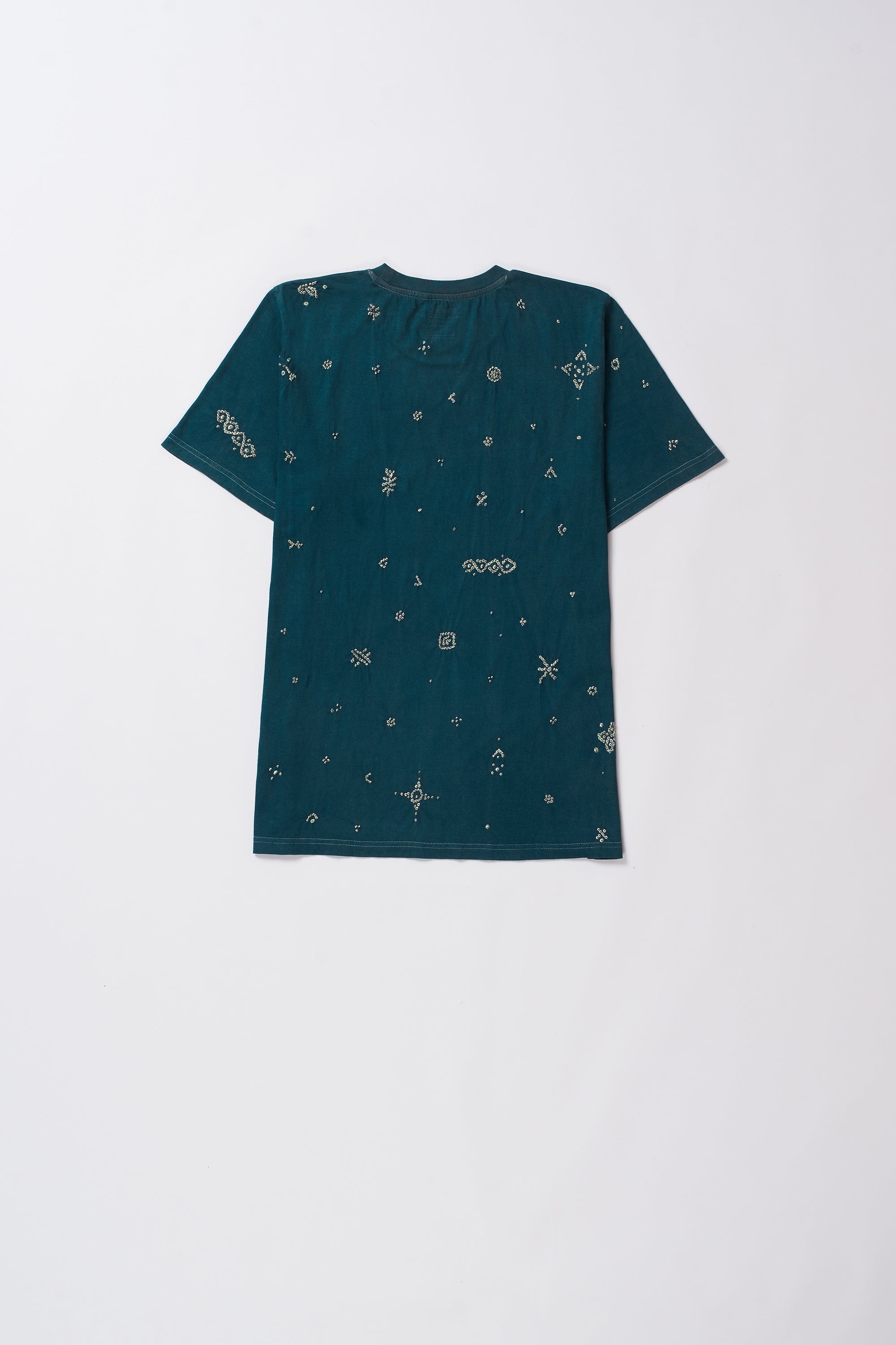 BOTTLE GREEN BANDHANI TEE