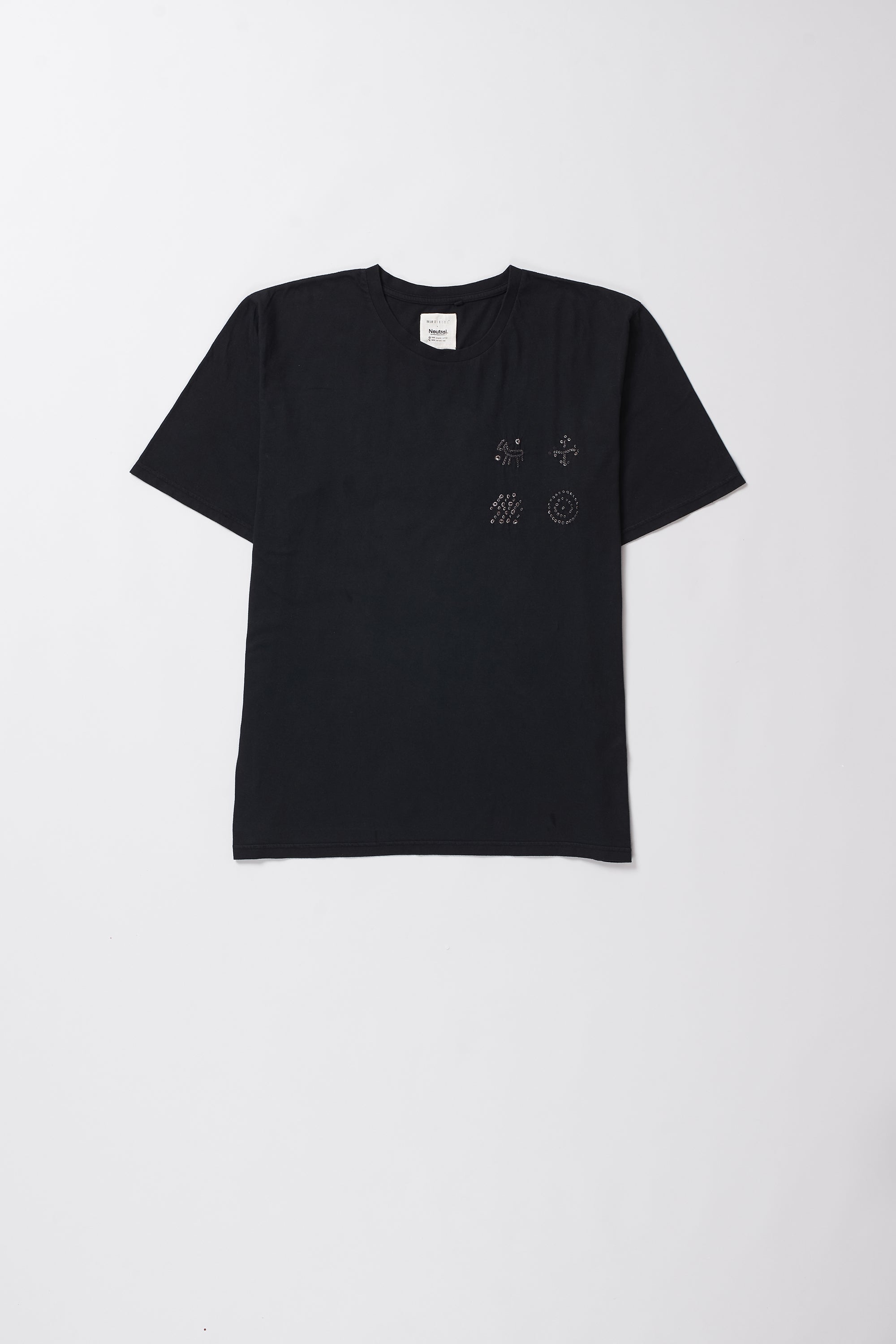 BLACK BANDHANI TEE