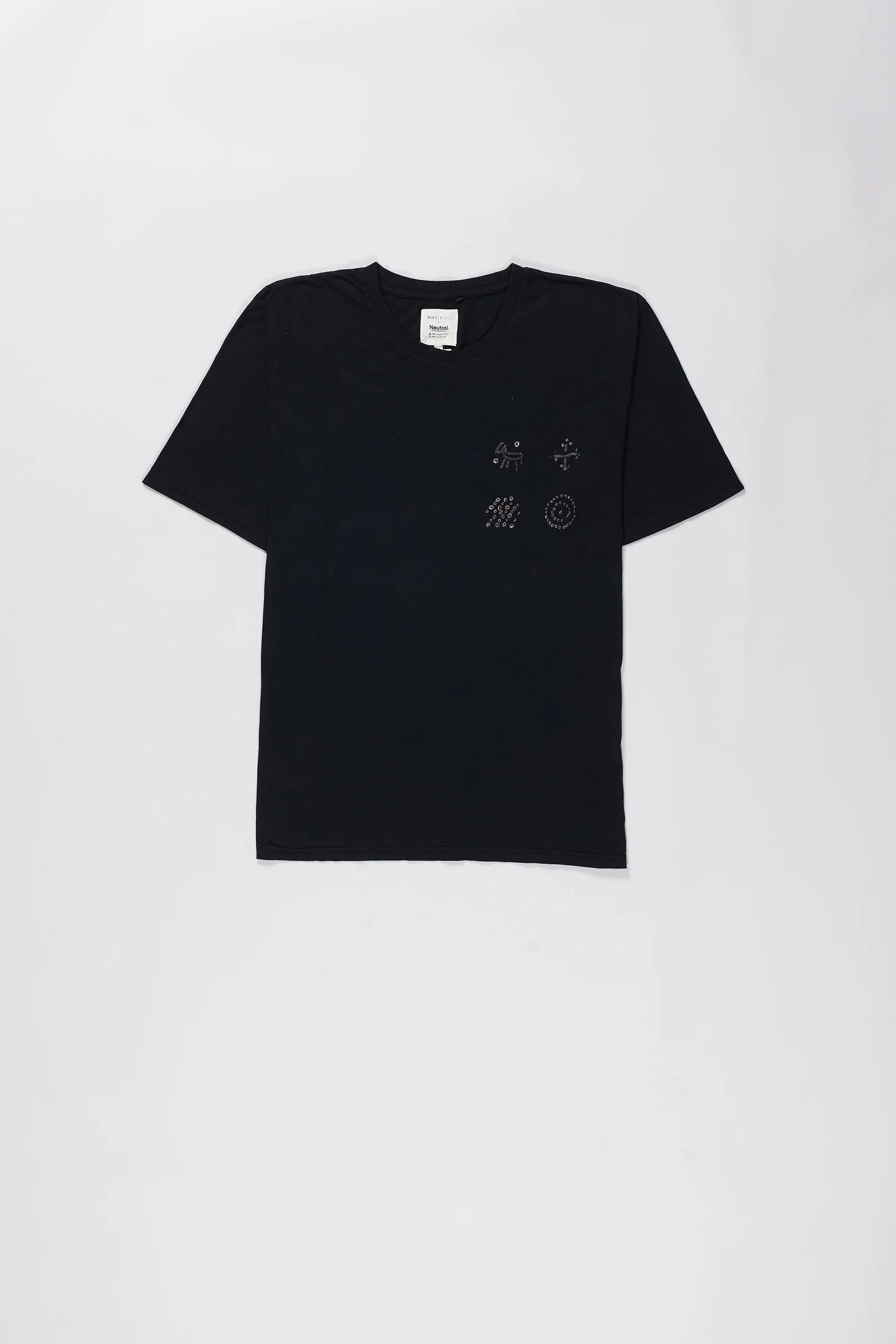 BLACK BANDHANI TEE
