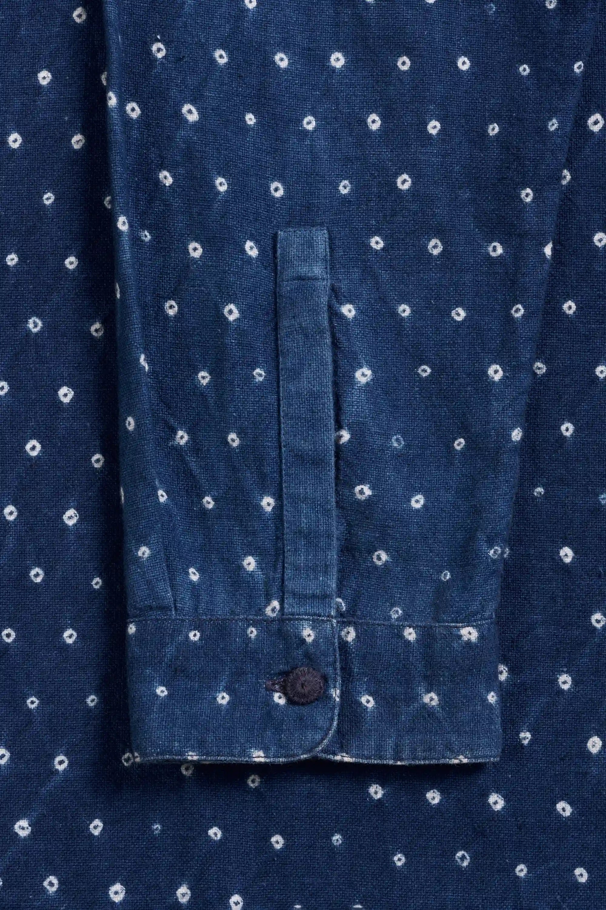 Closeup with hand button