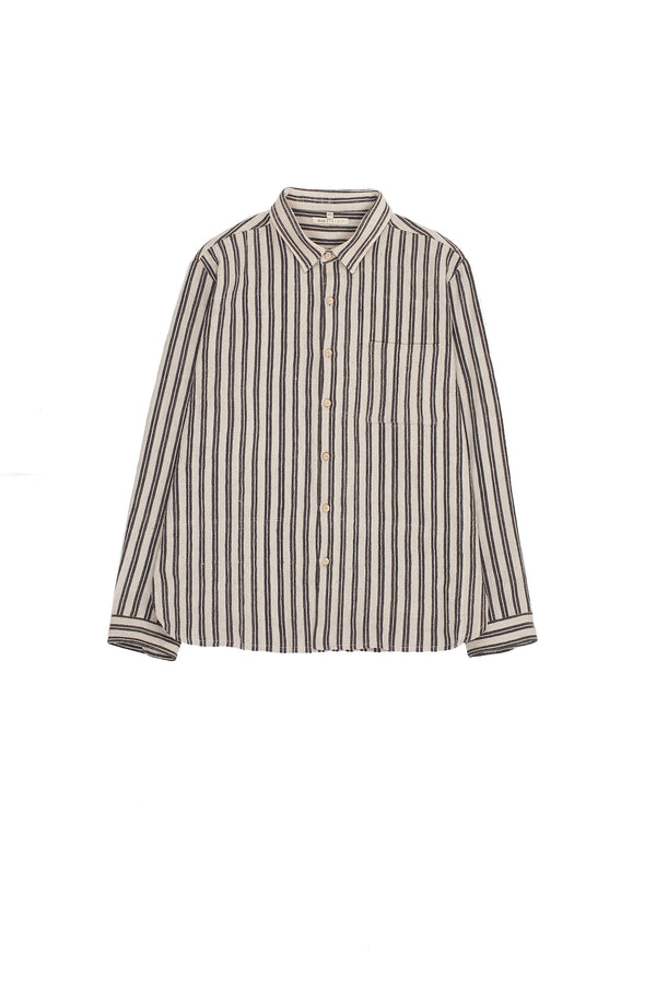 Basic Stripe Cotton Shirt