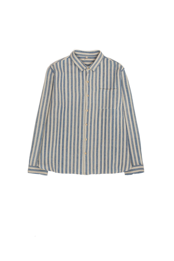 Basic Stripe Shirt Cotton Shirt