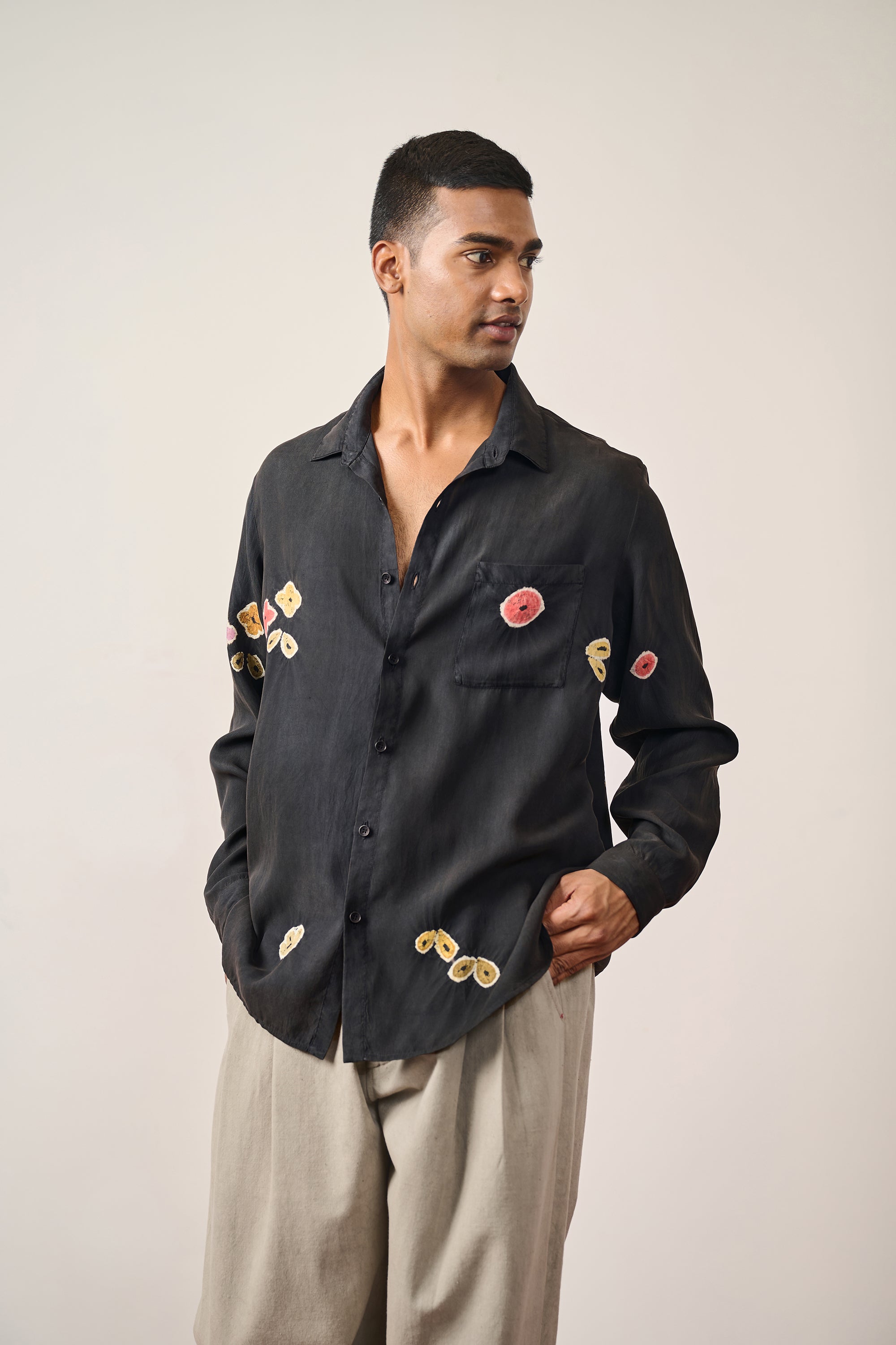 FINE SILK UNISEX SHIRT
