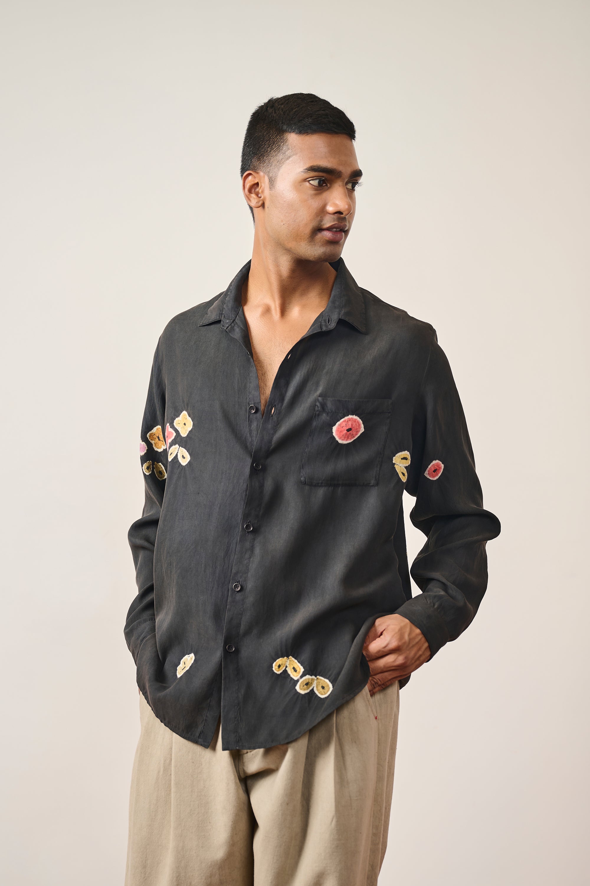 FINE SILK UNISEX SHIRT