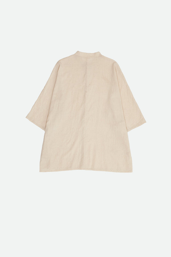 BASIC SHIRT UNBLEACHED ORGANIC COTTON