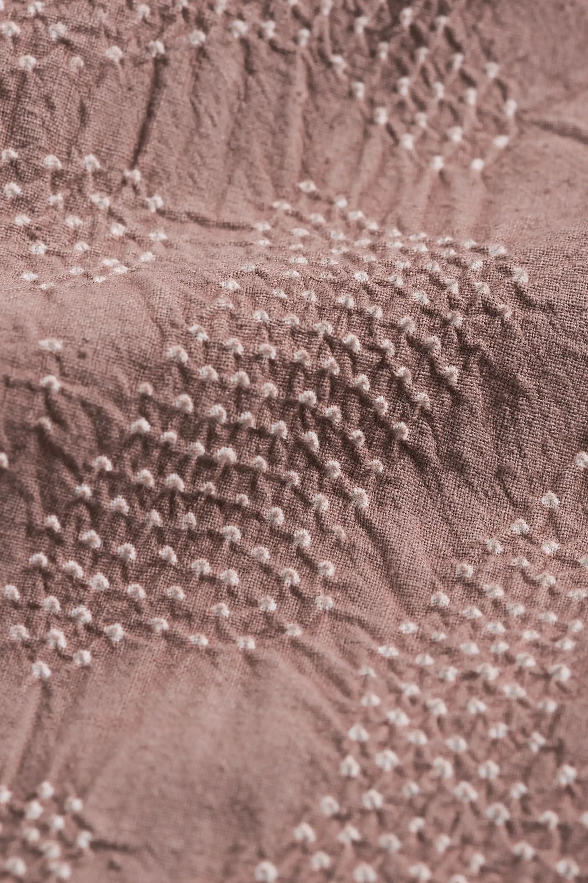 Fabric close-up with bandhani work