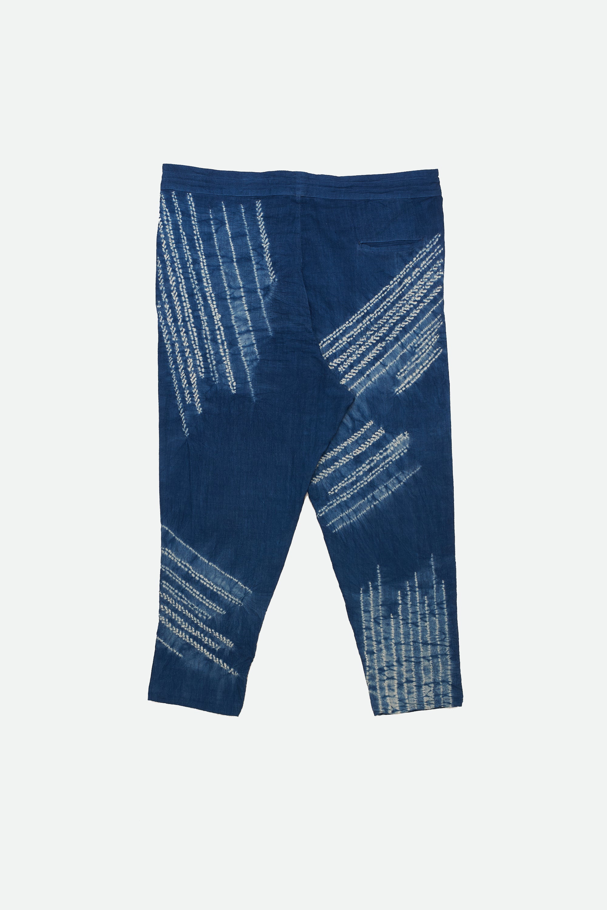 SHIBORI PANTS IN 40'S COUNT ORGANIC COTTON