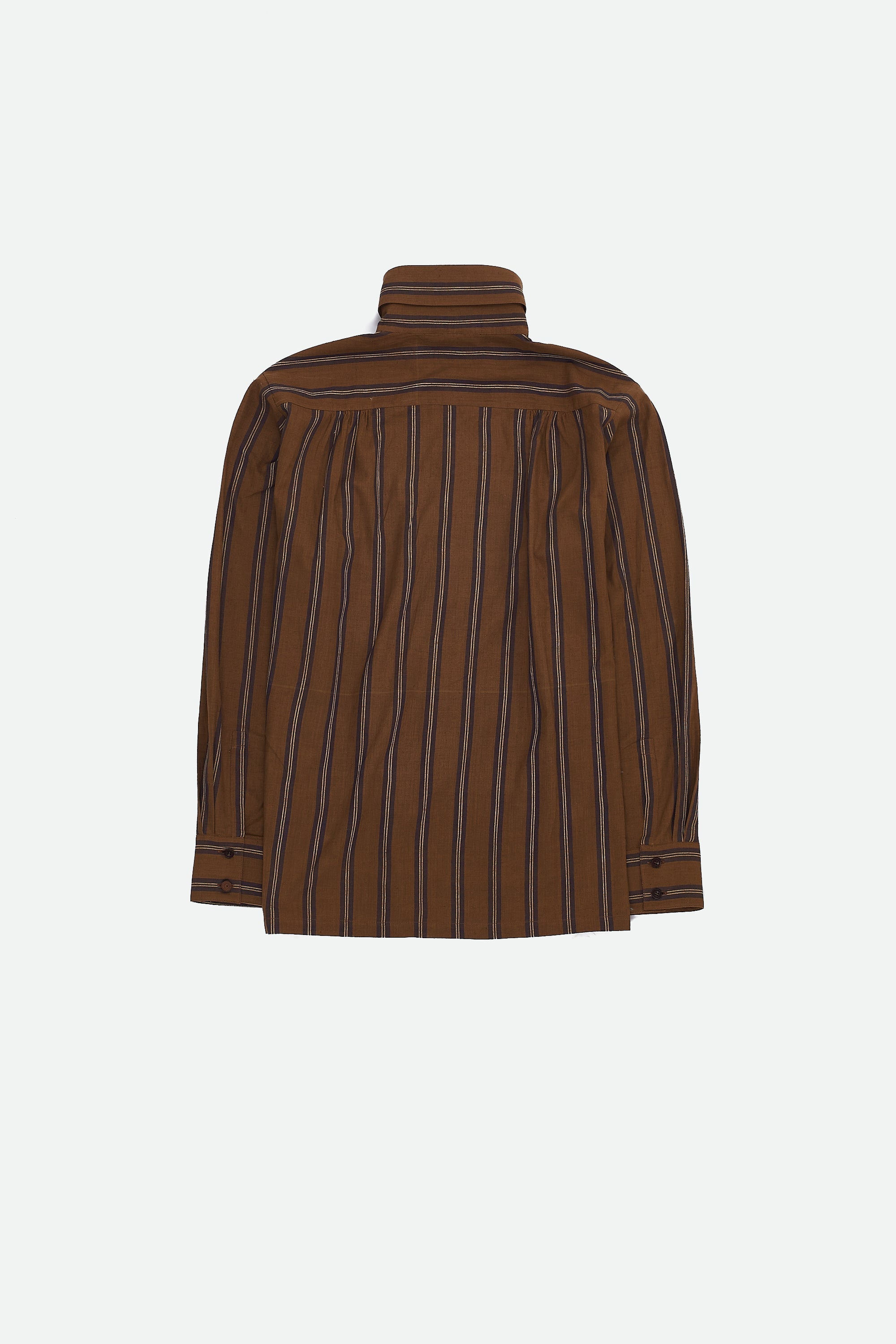 FILTER COFFEE YARN DYED COTTON SHIRT