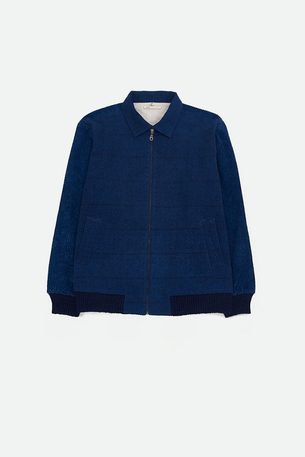 INDIGO COTTON TANGALIYA JACKET