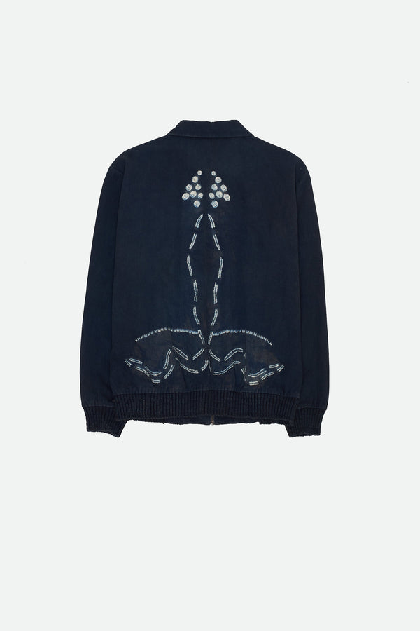 INDIGO STATEMENT SHIBORI JACKET