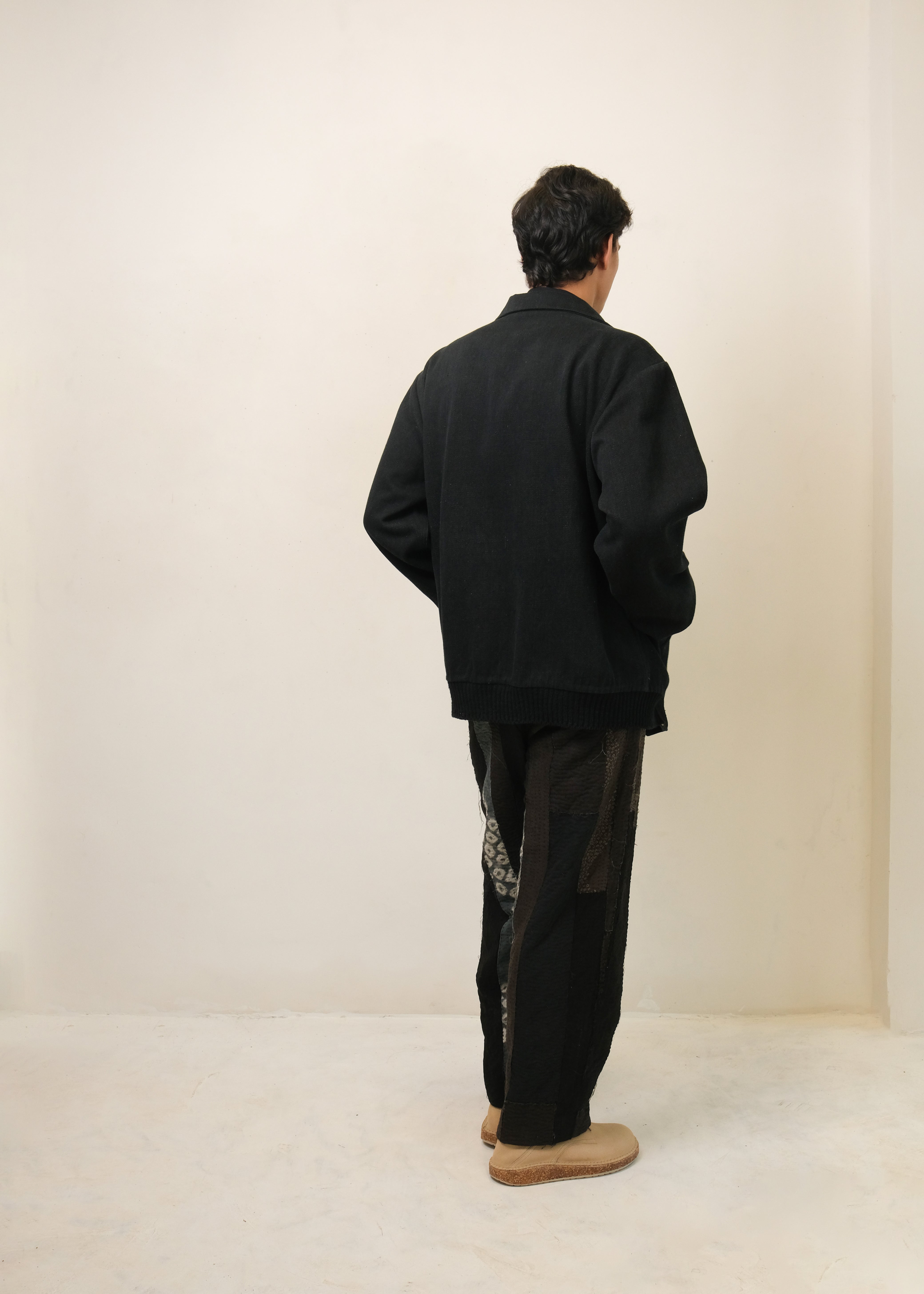 MIDNIGHT INDIGO BOMBER JACKET